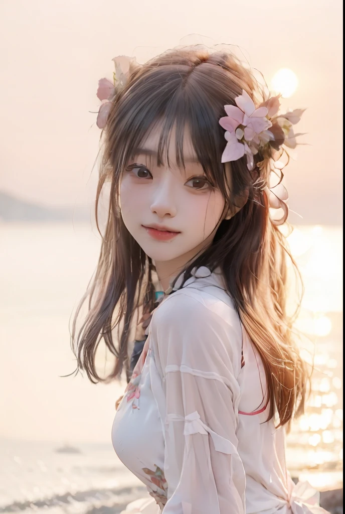 1girl, beautiful girl,Hinata Hyuga,long hair,black hair