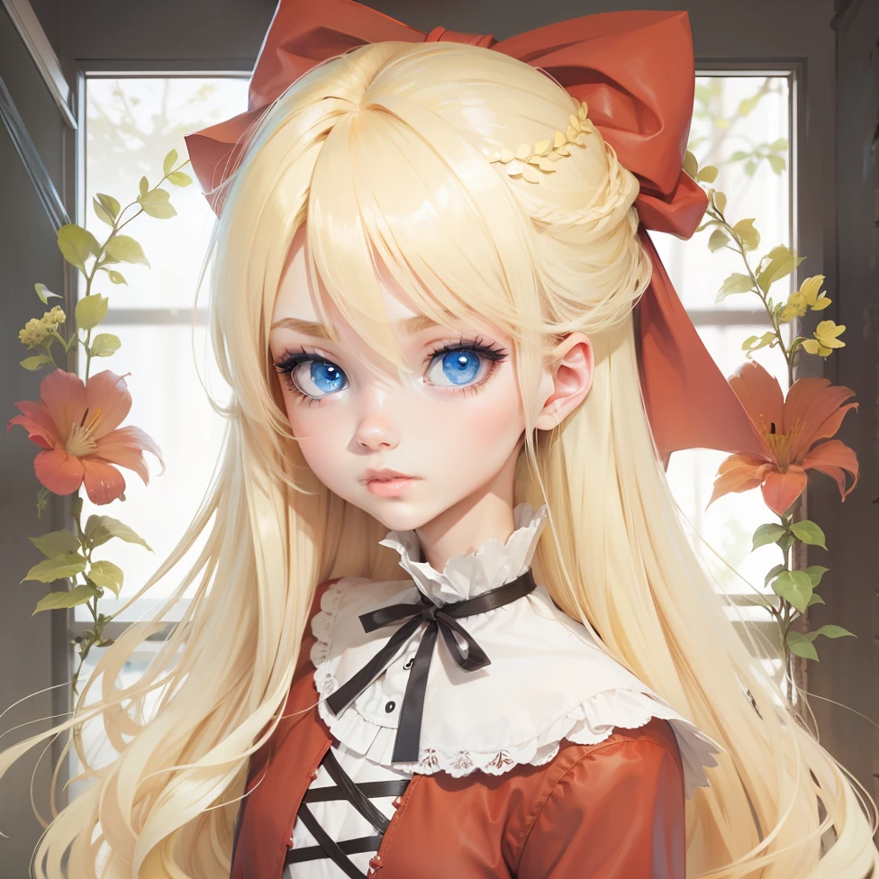blond hairbl,blueneyes