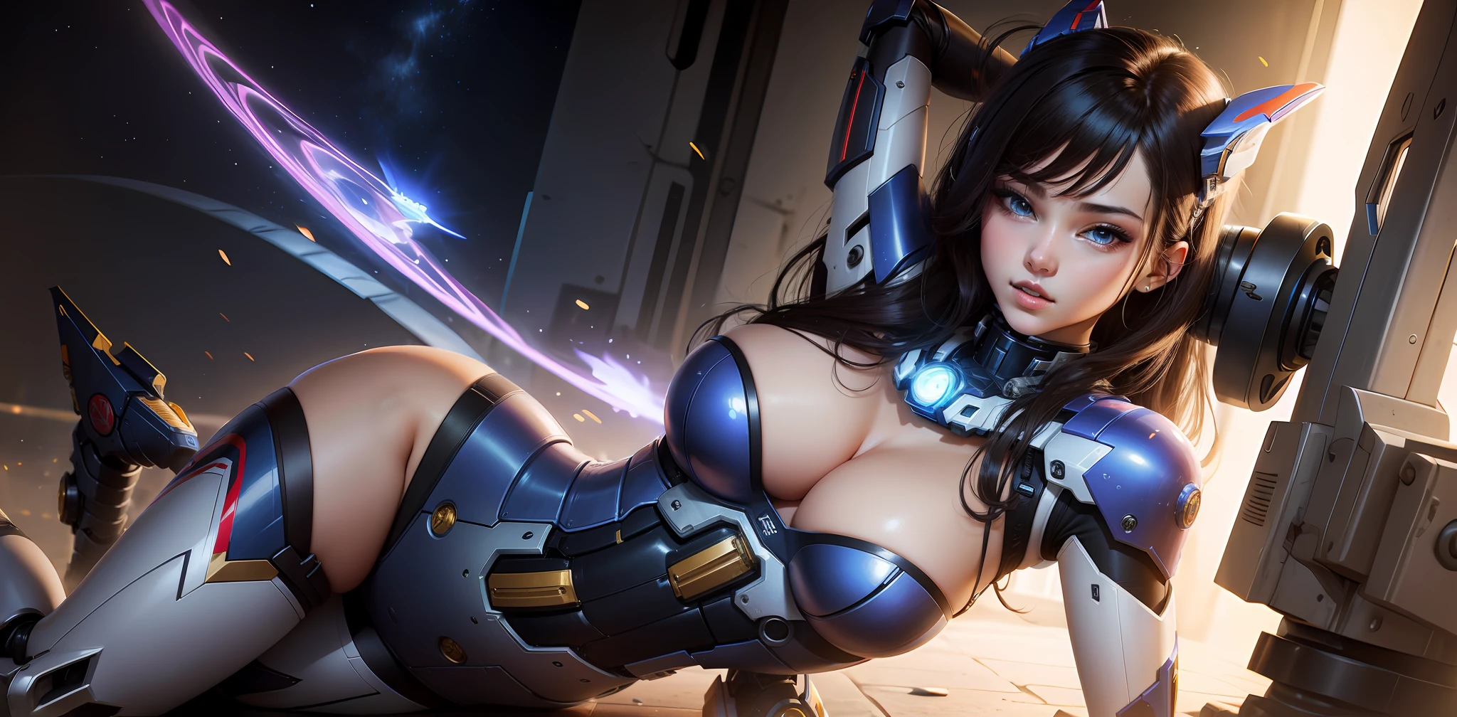 Sexy mecha beautiful girl