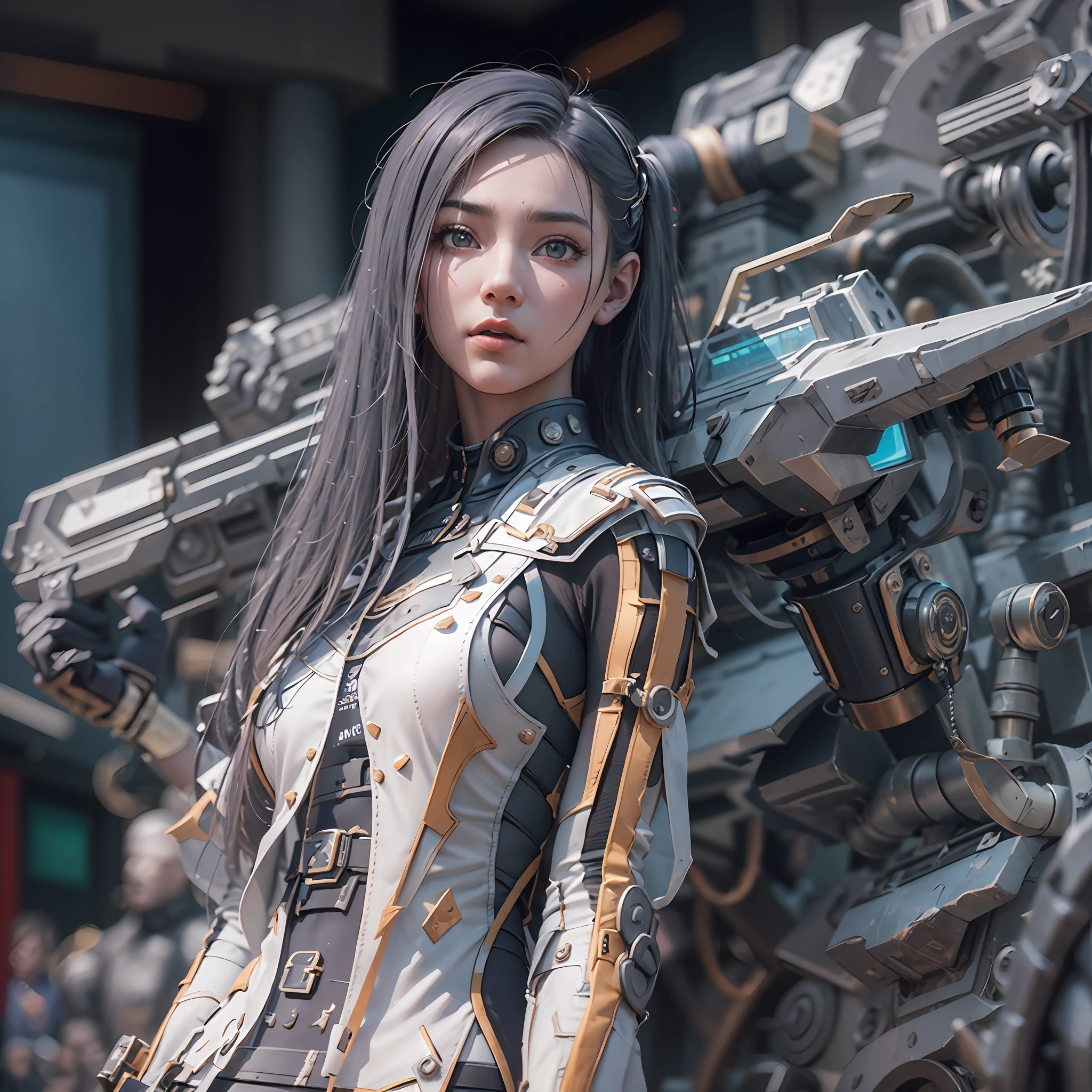 ((Best quality)), ((masterpiece)), (detailed:1.4), 3D, an image of a beautiful cyberpunk female,HDR (High Dynamic Range),Ray Tracing,NVIDIA RTX,Super-Resolution,Unreal 5,Subsurface scattering,PBR Texturing,Post-processing,Anisotropic Filtering,Depth-of-field,Maximum clarity and sharpness,Multi-layered textures,Albedo and Specular maps,Surface shading,Accurate simulation of light-material interaction,Perfect proportions,Octane Render,Two-tone lighting,Wide aperture,Low ISO,White balance,Rule of thirds,8K RAW,