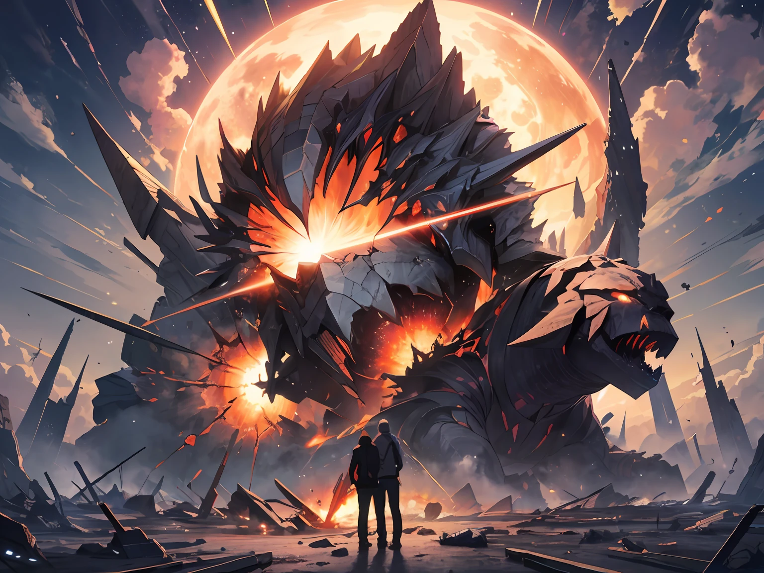 Collapse Earth, destroyed by meteorites, torn apart, behemoths appear