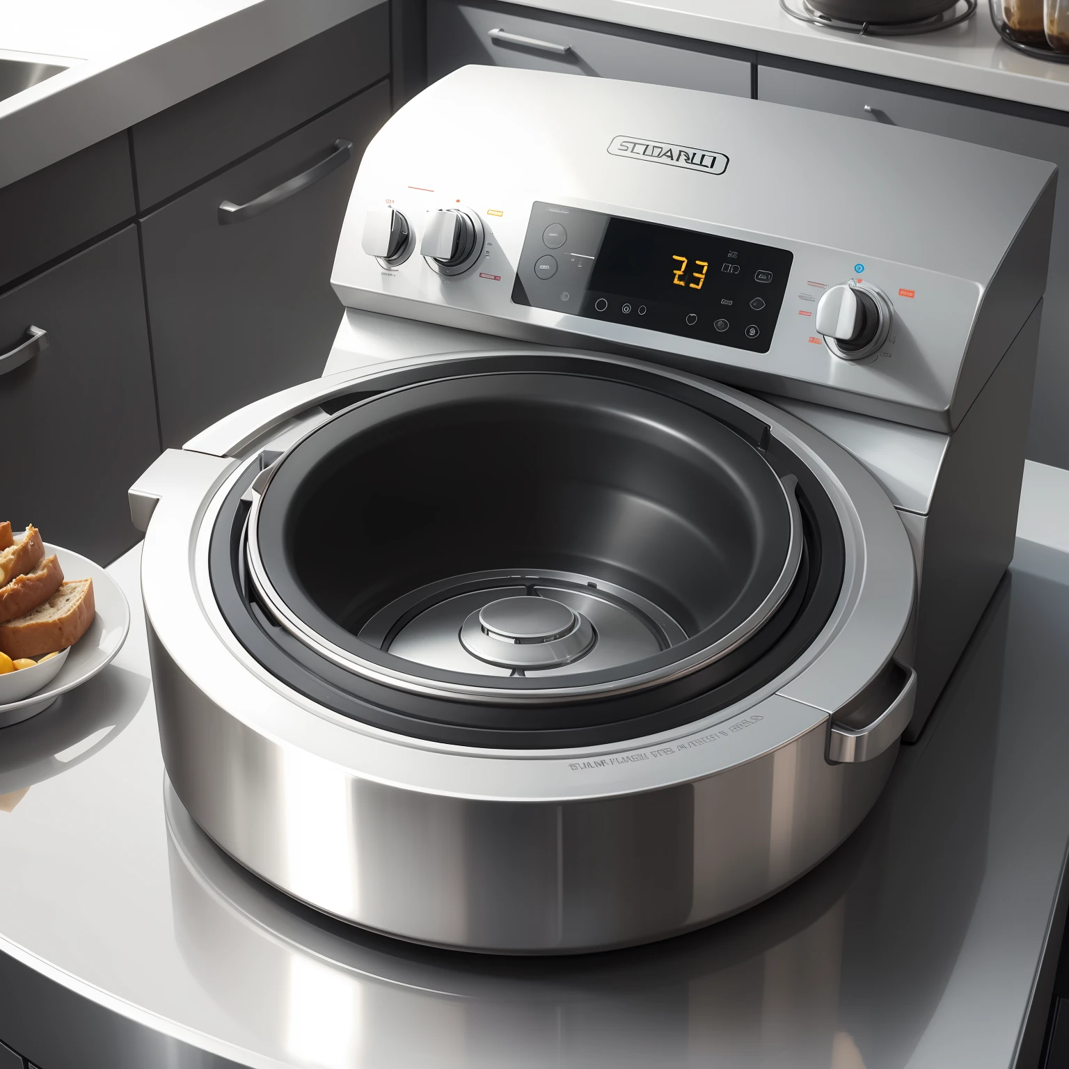 Stainless steel round appliances，With touch control