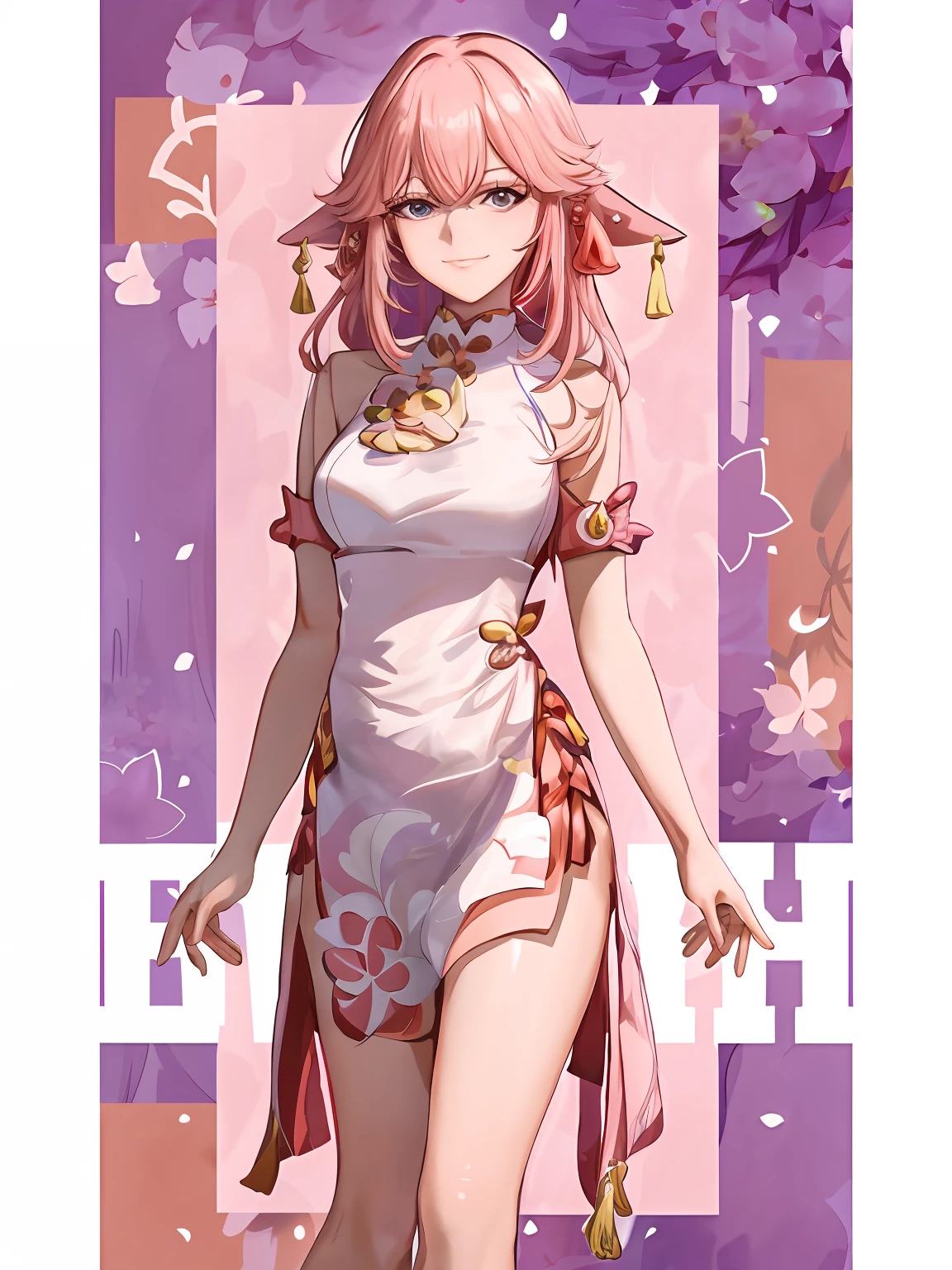 a close up of a woman in a short dress with a sword, cute anime waifu in a nice dress, Ayaka Genshin impact, Guviz, Anime goddess, rossdraws sakimimichan, seductive anime girls, Keqing from Genshin Impact, anime woman fullbody art, zhongli from genshin impact, author:Shitao, Cheongsam