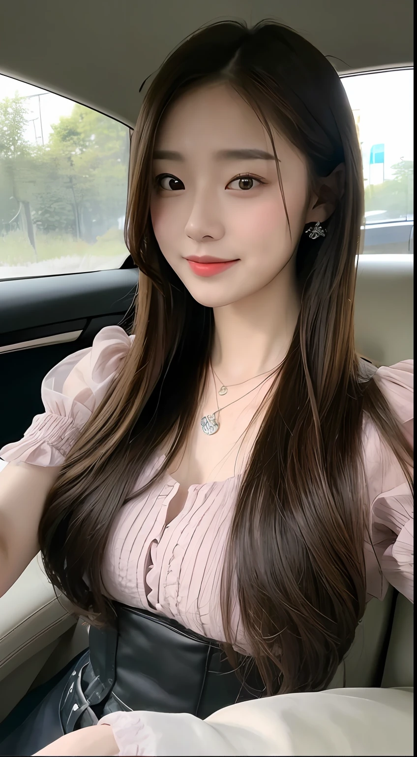 ((top-quality、8k、masterpiece:1.3))、focus:1.2、Perfect Body Beauty:1.4、s ass:1.2、((delicate hair))、bobhair、(Red corset:1.1)、(sportscar、street:1.2)、Highly detailed facial and skin texture、Narrow-eyed、二重まぶた、de pele branca、a smile、a necklace、gyuru、Person sitting in a car。