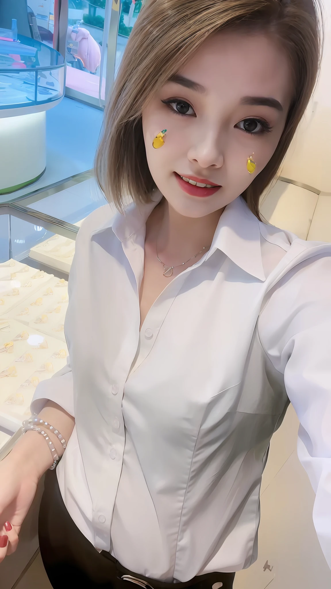 mix4, 20d, solo, long_hair, shirt, dress, high_heels, full_body, look_at_viewer, (8k, RAW photo, best quality, mastery:1.2), (realistic, photo-realistic:1.37), professional lighting, photon mapping, light energy transfer, physically based rendering,