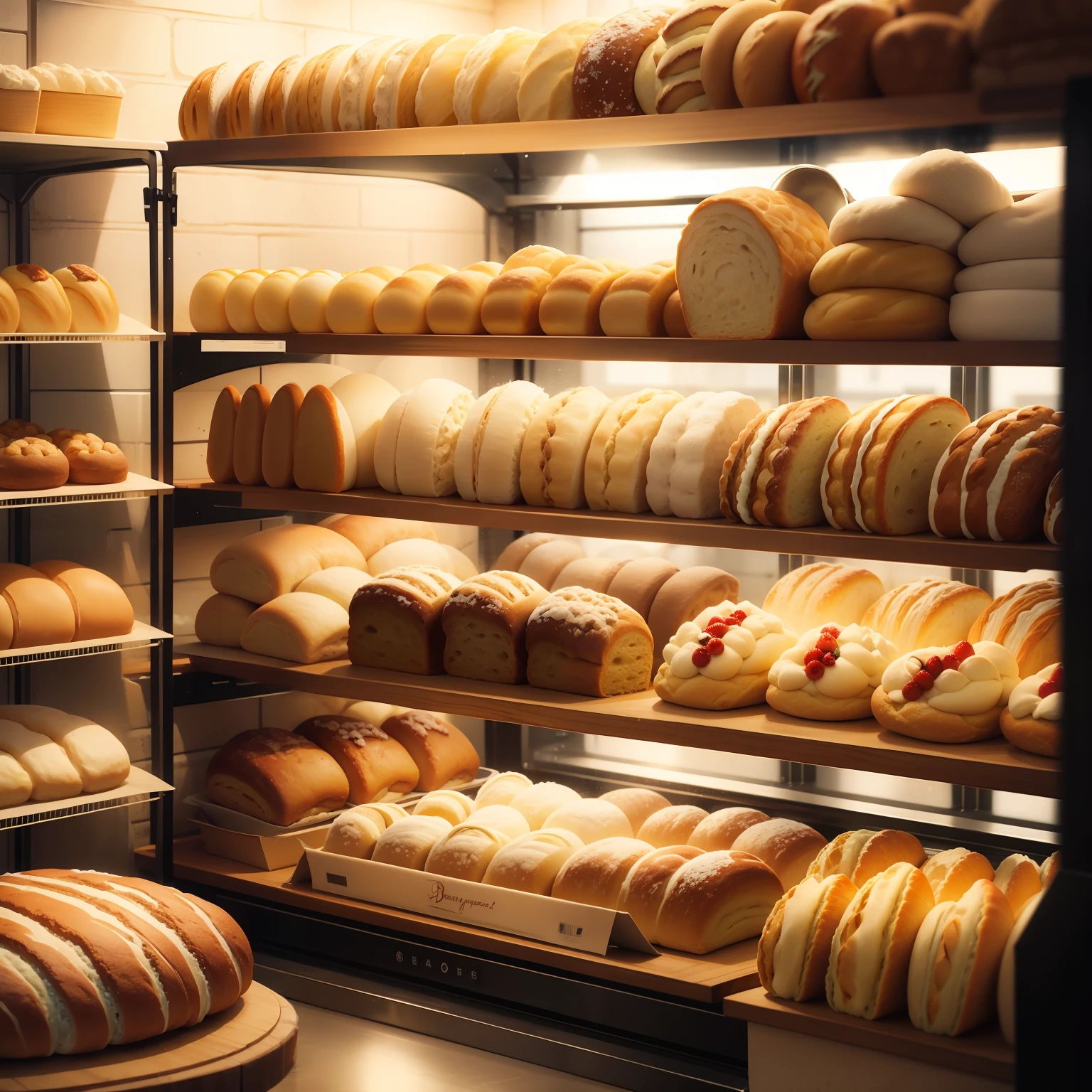 Bakery, flour, bread, cake, oven