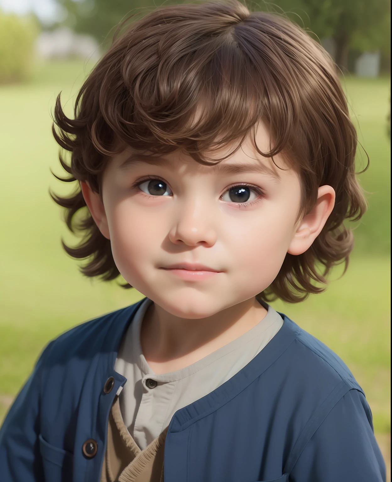 (cbzbb:1.25), portrait of Frodo Baggins Baby's cutest illustration, artstation, CGI_Animation,