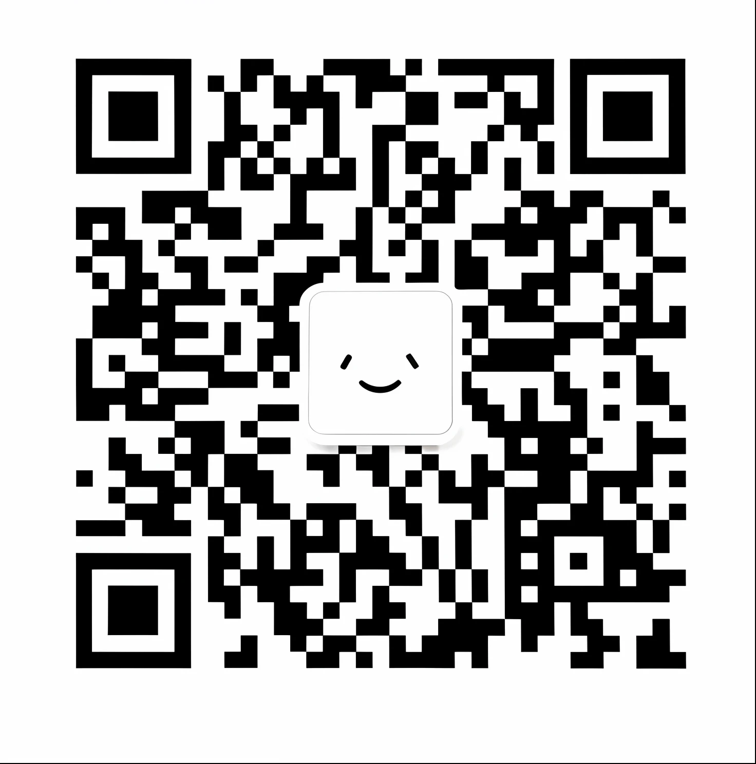 QR code with a smiley face, negao, 🔞🤡, scan, : :, Taoist, ƒ1.8, ƒ 1. 8, Middle metaverse, qiangshu, Li Zixin, xqcow, shaxi, Weibo, pick wu, drak, jinyiwei, daopao