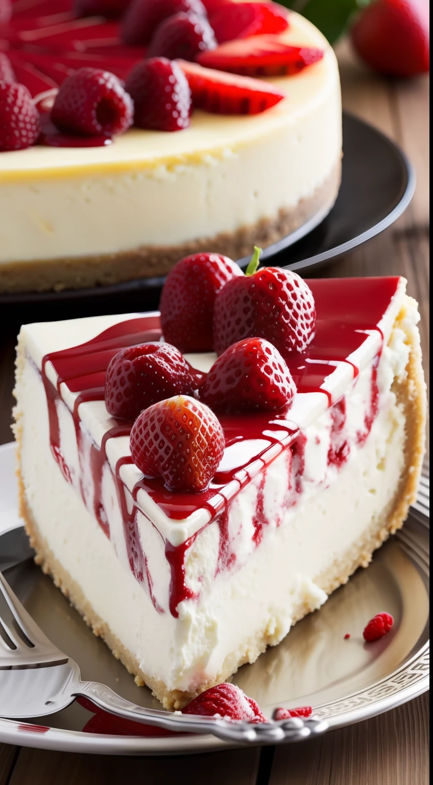 Many people smiling and celebrating the international cheesecake day