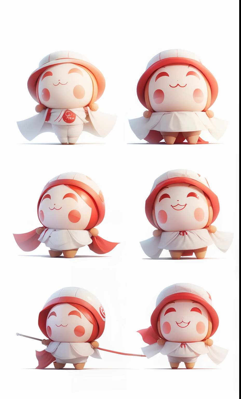 red colour,Holding a small red flag,Red clothes smile,Happy expression,Clothes red,Orgulho,self-assured,red colour,There are eyes,Anime face,Star Eyes