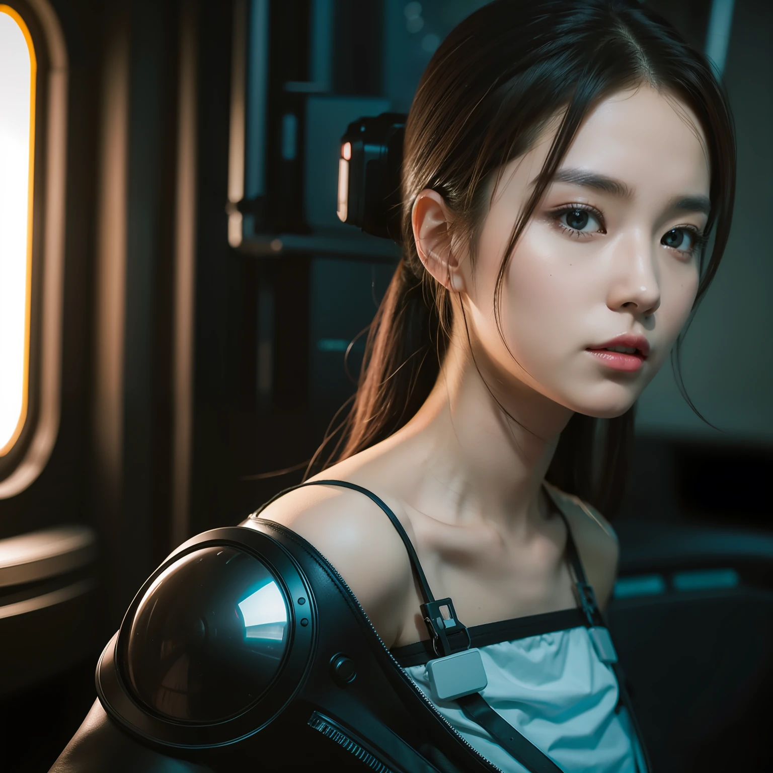 masterpiece, best quality, sci-fi girl