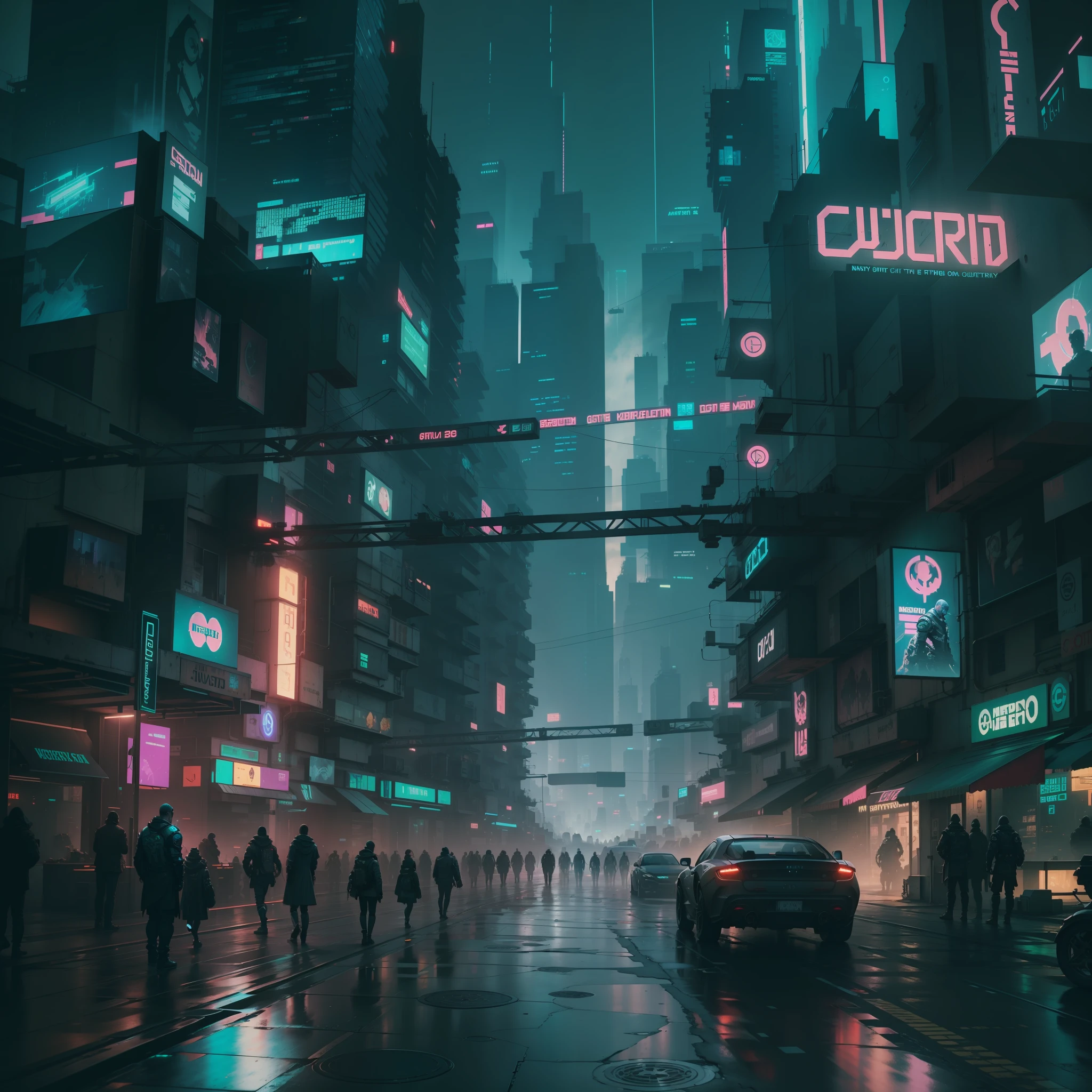Cyberpunk-city