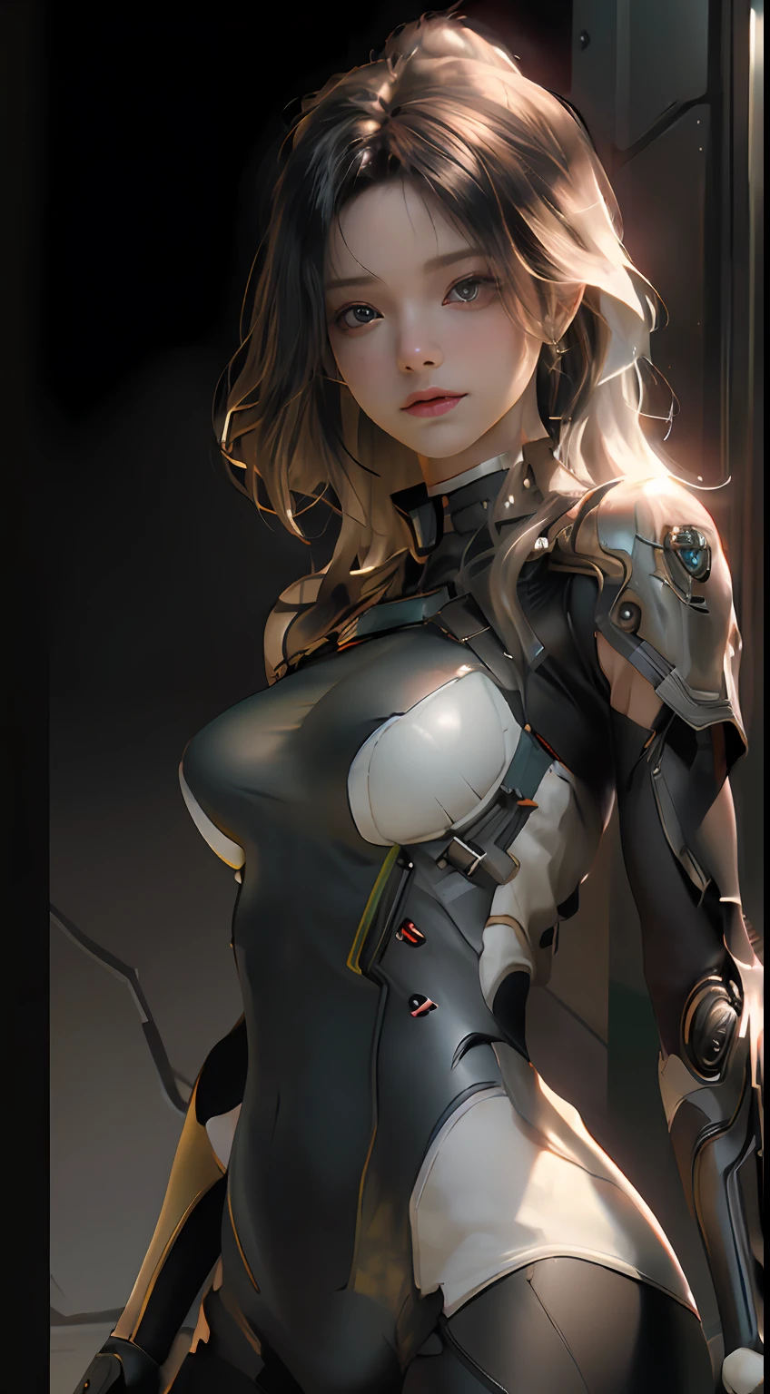 ((Best quality)), ((masterpiece)), (detailed:1.4), 3D, an image of a beautiful cyberpunk female,HDR (High Dynamic Range),Ray Tracing,NVIDIA RTX,Super-Resolution,Unreal 5,Subsurface scattering,PBR Texturing,Post-processing,Anisotropic Filtering,Depth-of-field,Maximum clarity and sharpness,Multi-layered textures,Albedo and Specular maps,Surface shading,Accurate simulation of light-material interaction,Perfect proportions,Octane Render,Two-tone lighting,Wide aperture,Low ISO,White balance,Rule of thirds,8K RAW,