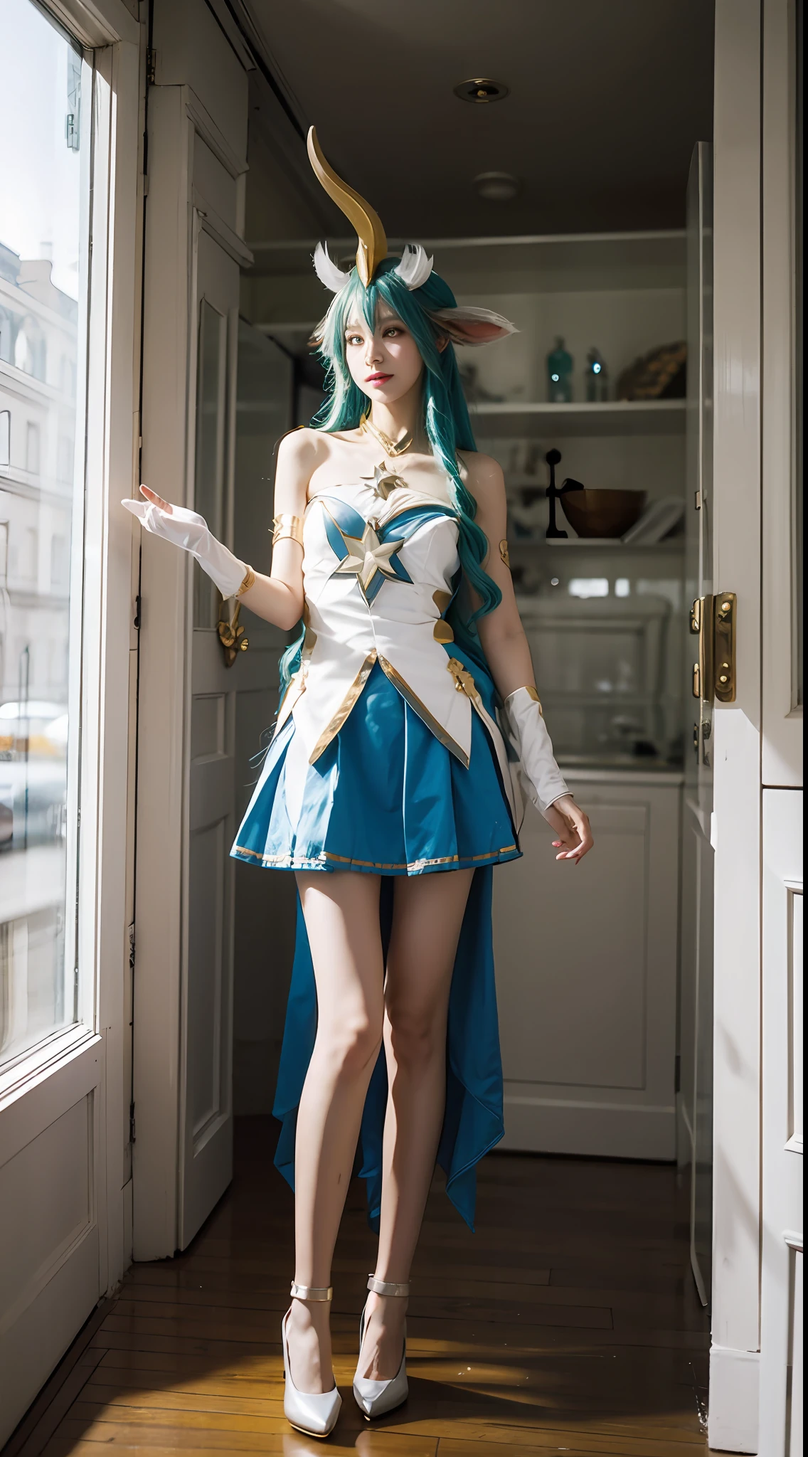 1girl,moyou,star guardian soraka,full body