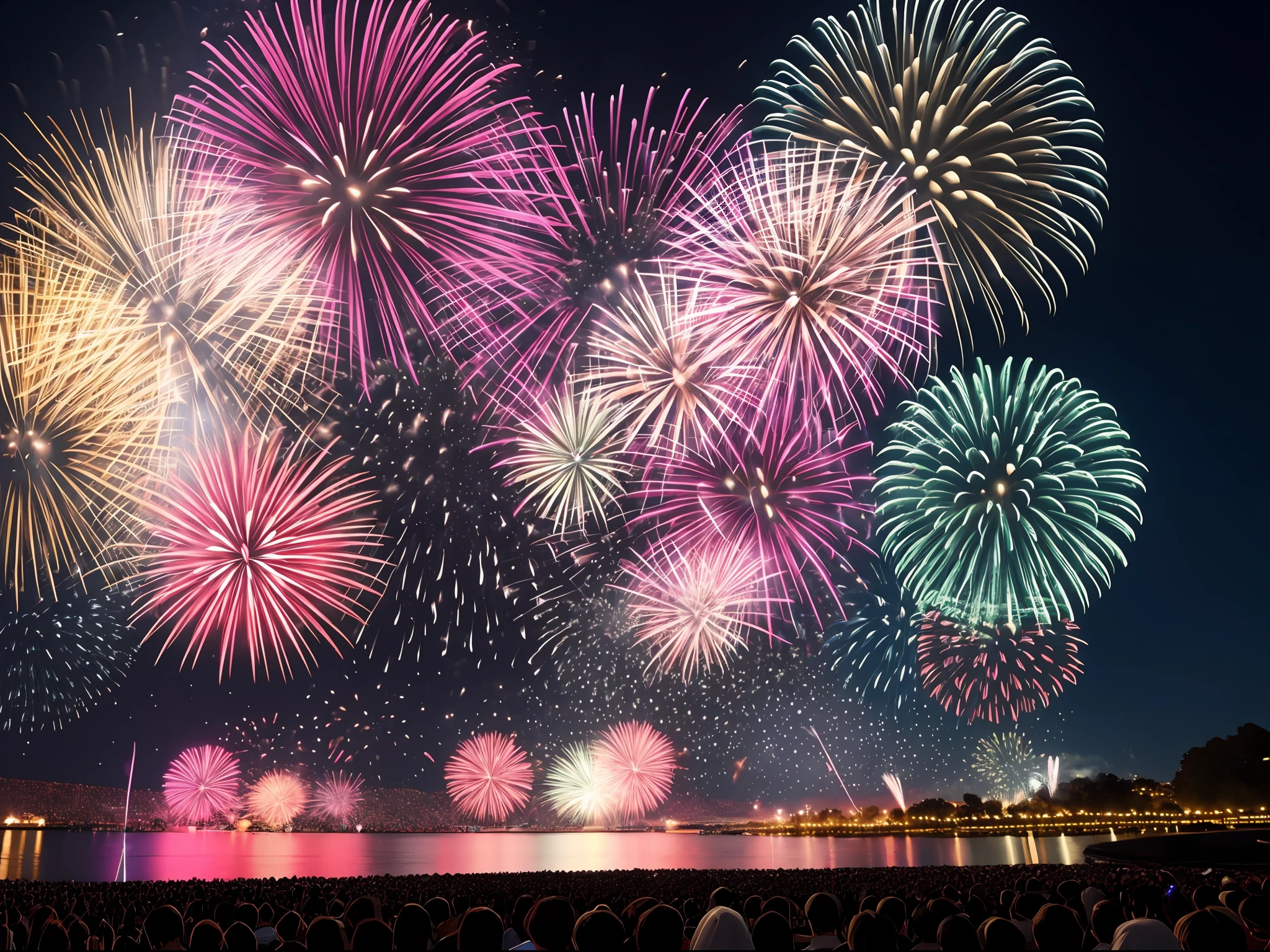 Fireworks Festival、Countless fireworks、skyrocket