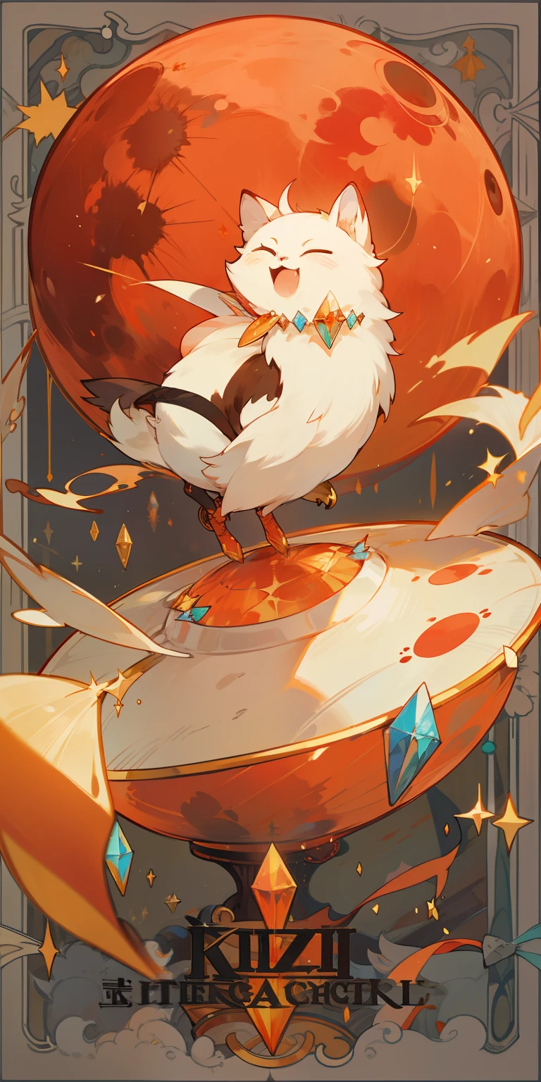 Kizi,Red Moon,Charming laughter,Fantastic brilliance,crystal sphere