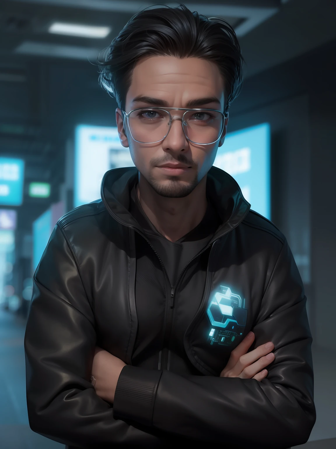 Change background cyberpunk handsome boy,realistic face, 8k, ultra realistic