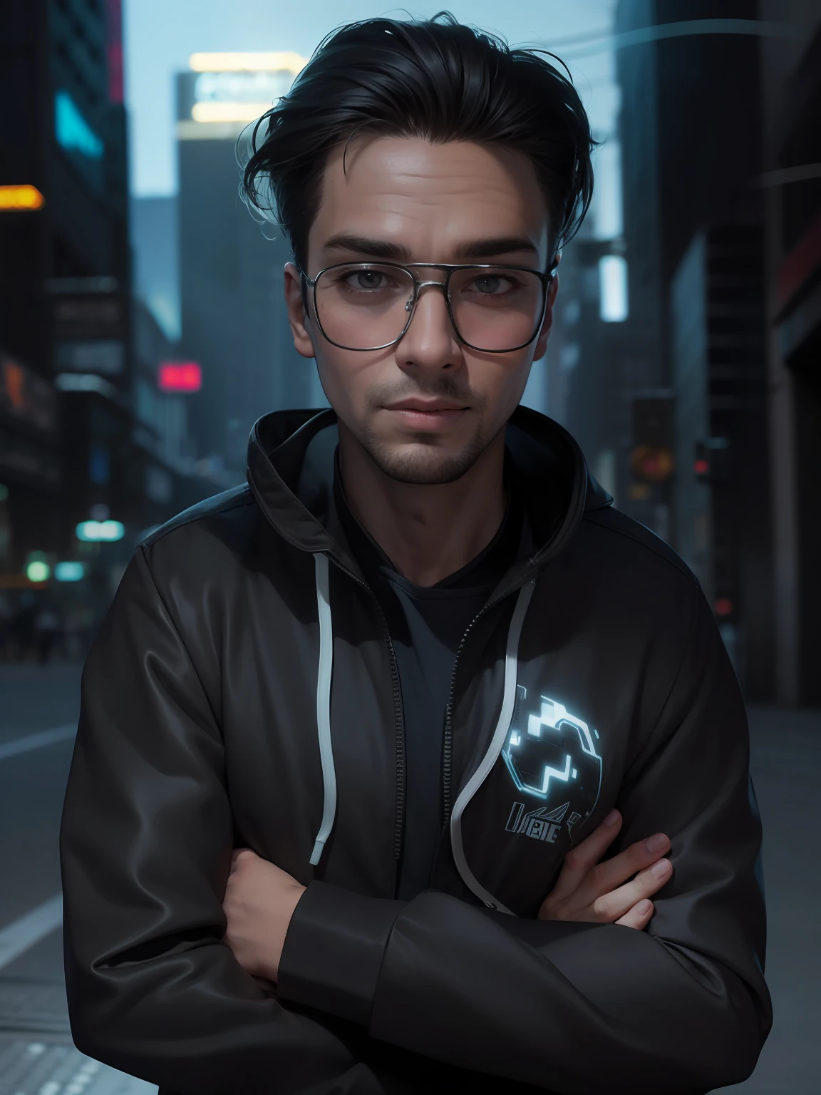 Change background cyberpunk handsome boy,realistic face, 8k, ultra realistic