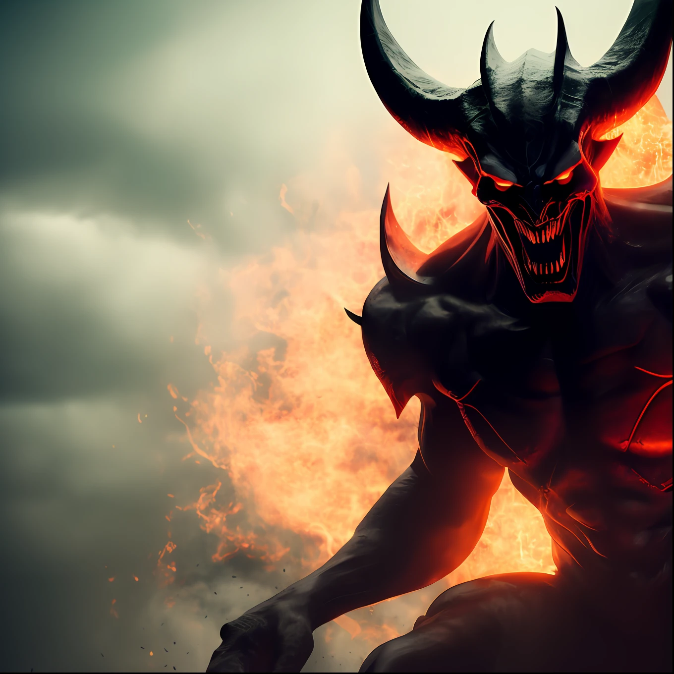 photo of ohwx devil, evil smile, enemy of god, lord of hell, photography, natural light, photorealism, cinematic rendering, ray tracing, the highest quality, the highest detail, Cinematic, Blur Effect, Long Exposure, 8K, Ultra-HD, Natural Lighting, Moody Lighting, Cinematic Lighting , (high key)