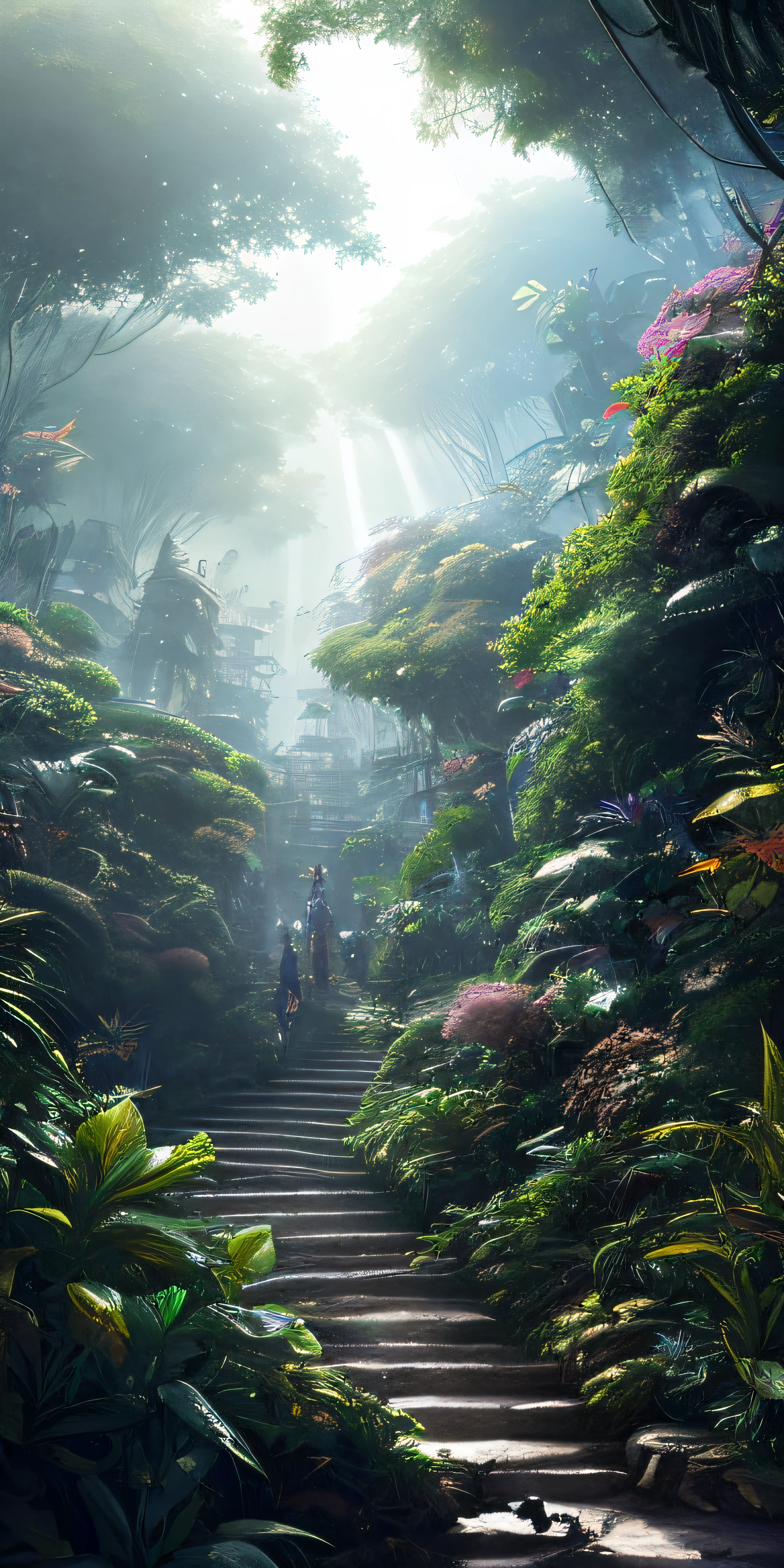 Digital illustration, Detailed and intricate, The dense jungle is full of exotic plants and animals, Sunlight shines through the canopy,Produces a mottled effect. In the style of Yoshitaka Amano and Hayao Miyazaki, Masterpiece, Proportional, Detailed, trending on artstationh, Beautiful lighting, Realistic, Intricate, Award-Awarded, 4K, highest quality
Award-winning, Yoshitaka Amano's style 4K digital painting. Detailed and intricate depiction of a zombie apocalypse, cleverly capturing the chaos and drama of the scene. Beautiful lighting and cinematic composition make this piece a true masterpiece, trending on artstationh