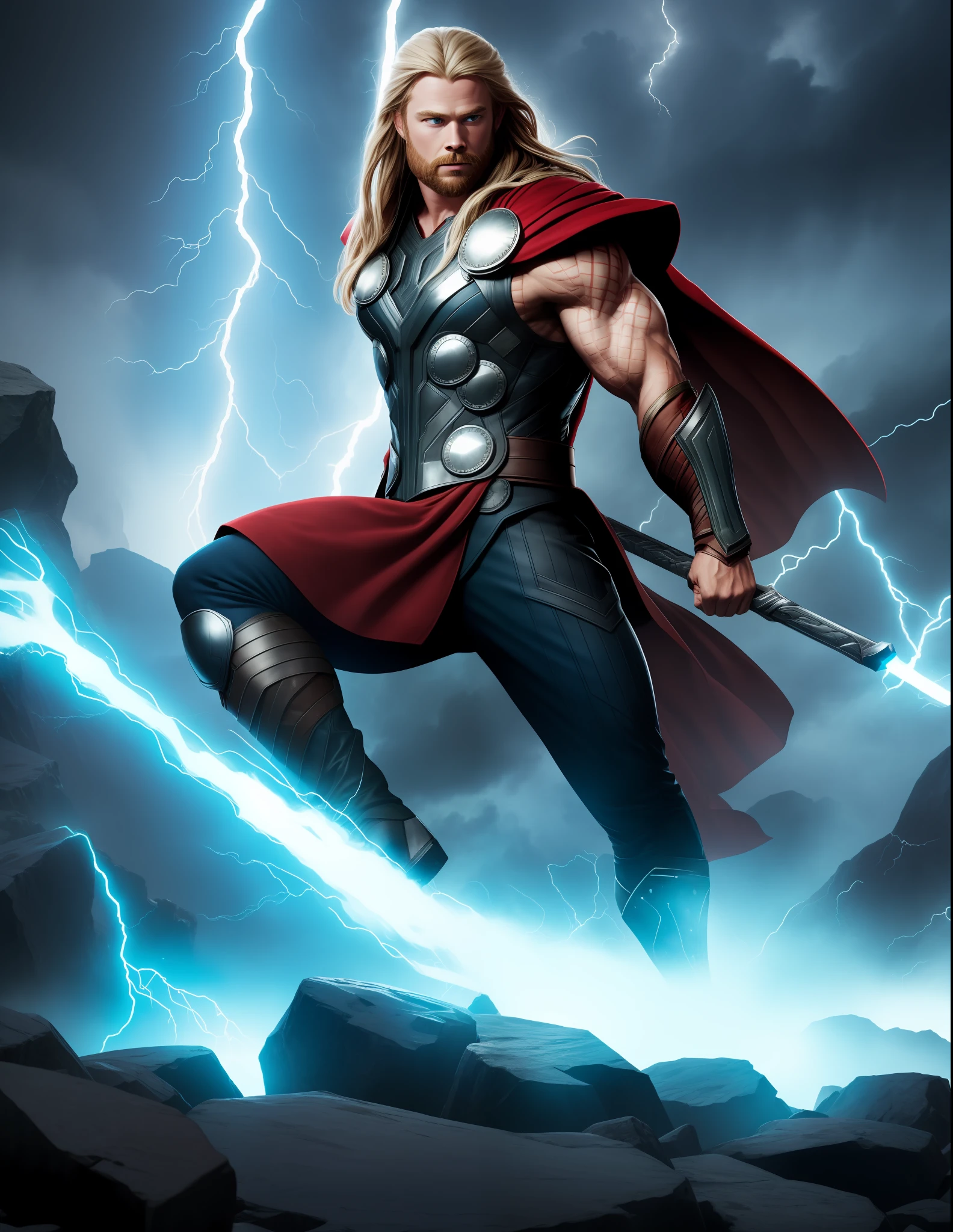 Thor High quality 8k image with thunders