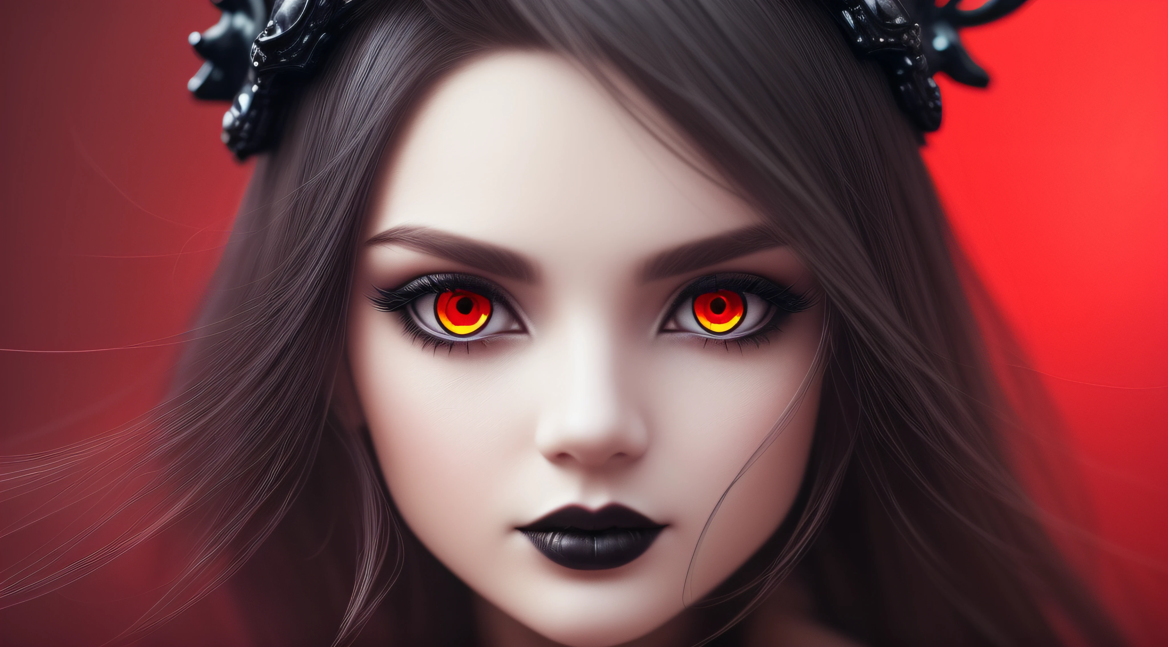analog style, ((elaborate detailing)), full torso shot, Cold light, Beautiful, ((pale gothic evil princess)), (black hair), (Vampire), (Intricate), ((thin onyx armor)), ((Skinny)), ((elaborate pointed obsidian crown)), ((intense shadows)), ((thick silhouette)), Dynamic poses, hair fluttering in the wind, a perfect face, ((realistic eye), round iris, (((Red Eye))), perfect eye, Complex, helios 44-2, swirling bokeh, Artstation trend, sharp-focus, working studio photo, complex details, Very detailed, Sharp, dd character portraits, perfect lighting, ((illustrative style, Masterpiece, Film Lighting, 8K