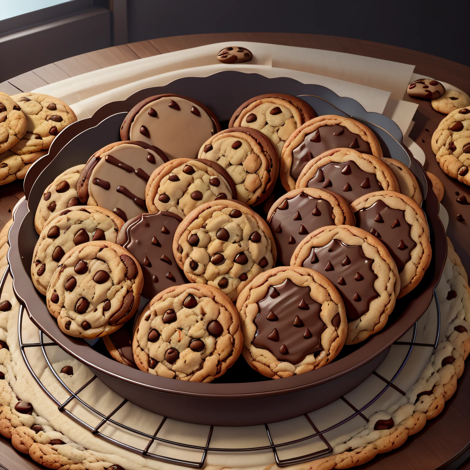 Large amount of cookies