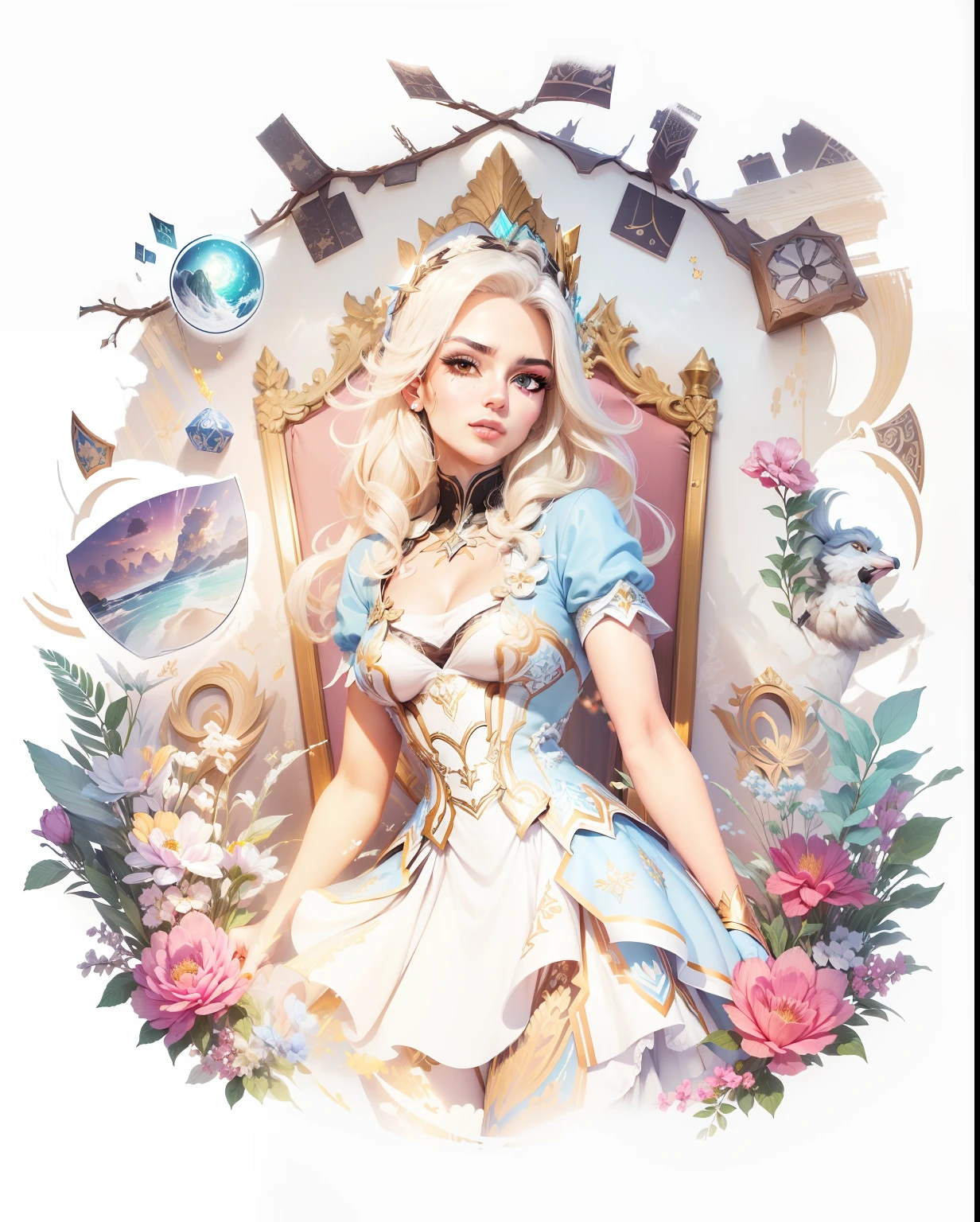 obra-prima, melhor qualidade, (papel de parede CG unity 8k extremamente detalhado), (melhor qualidade), (best illustration), (melhor sombra), Absurdo, arte epica, Poses gloriosas, lindo brilho detalhado, brilho luminoso de fundo, detalhes insano
