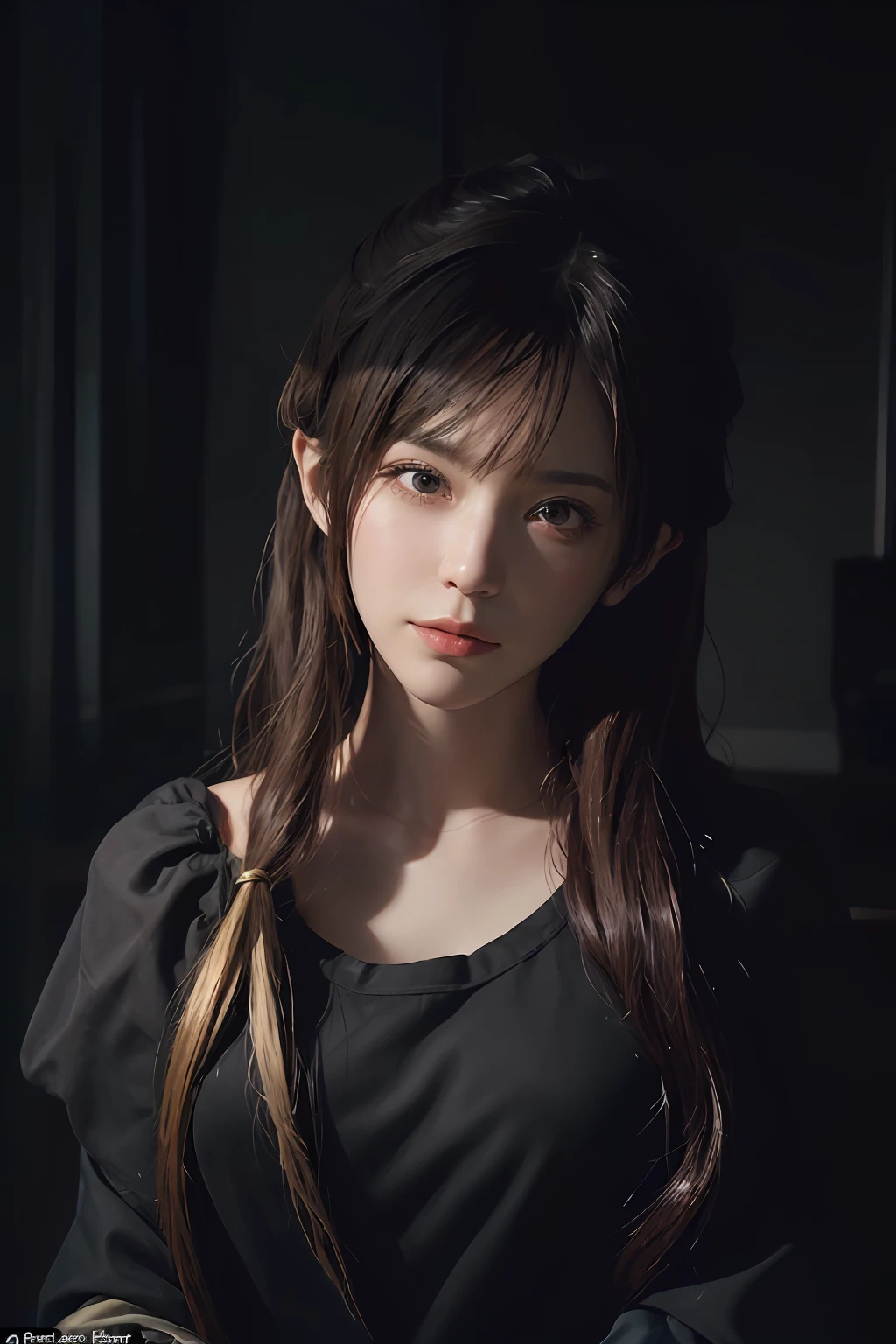 (front focus),(in the dark:1.6),
Hyperrealist portrait of female by david hockney and alphonse mucha,fantasy art, photo realistic, dynamic lighting, artstation, poster, volumetric lighting, very detailed faces, 4 k, award winning,, 1girl, in the dark, deep shadow, low key,cowboy shot,(official clothing:1.4) ,long hair,white hair,