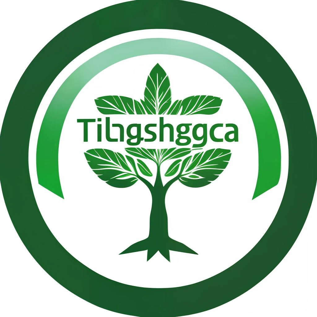 Logo for a company with the name Greenflow inside a losangulo with a tree half technological and half tree