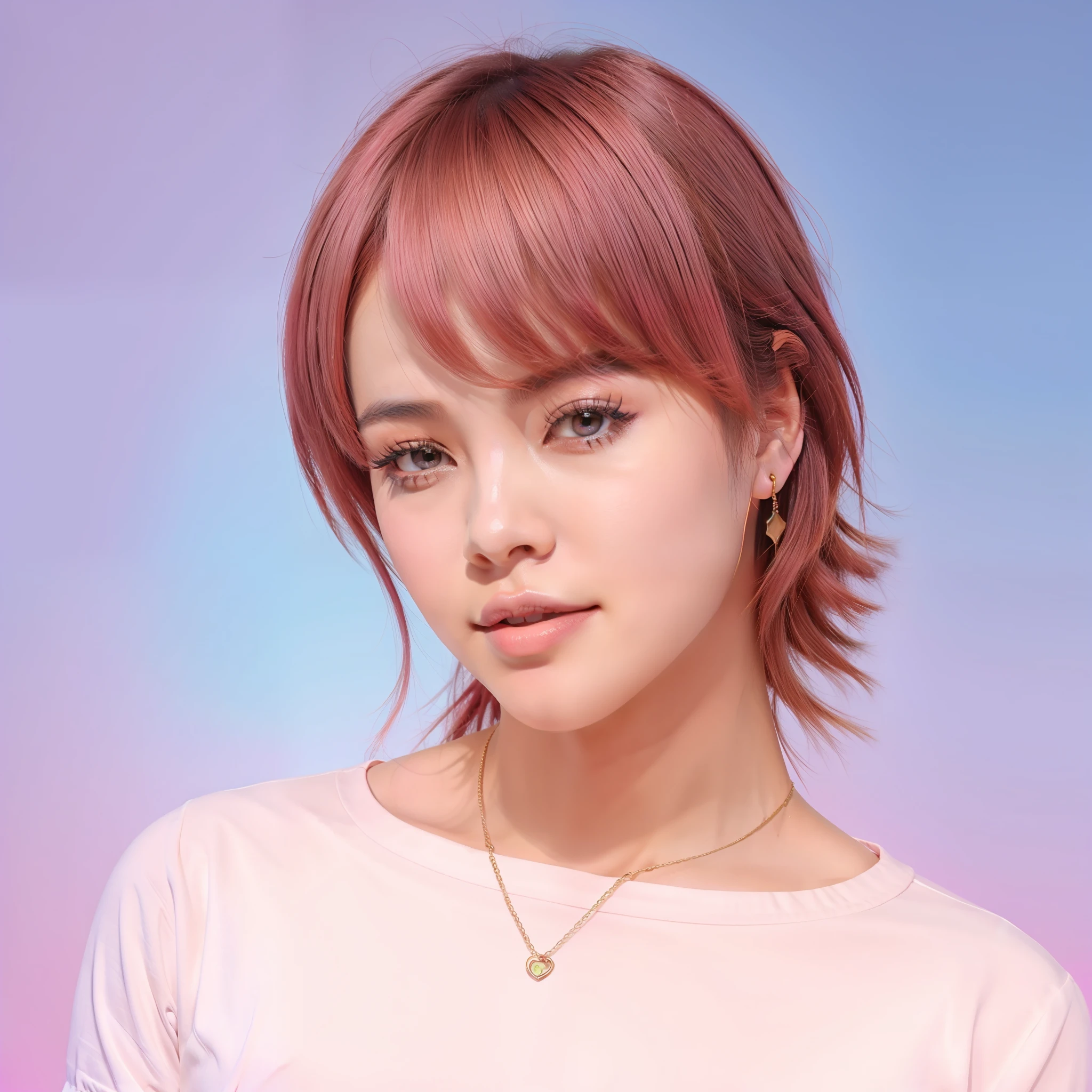 Jimin，Gradient background
