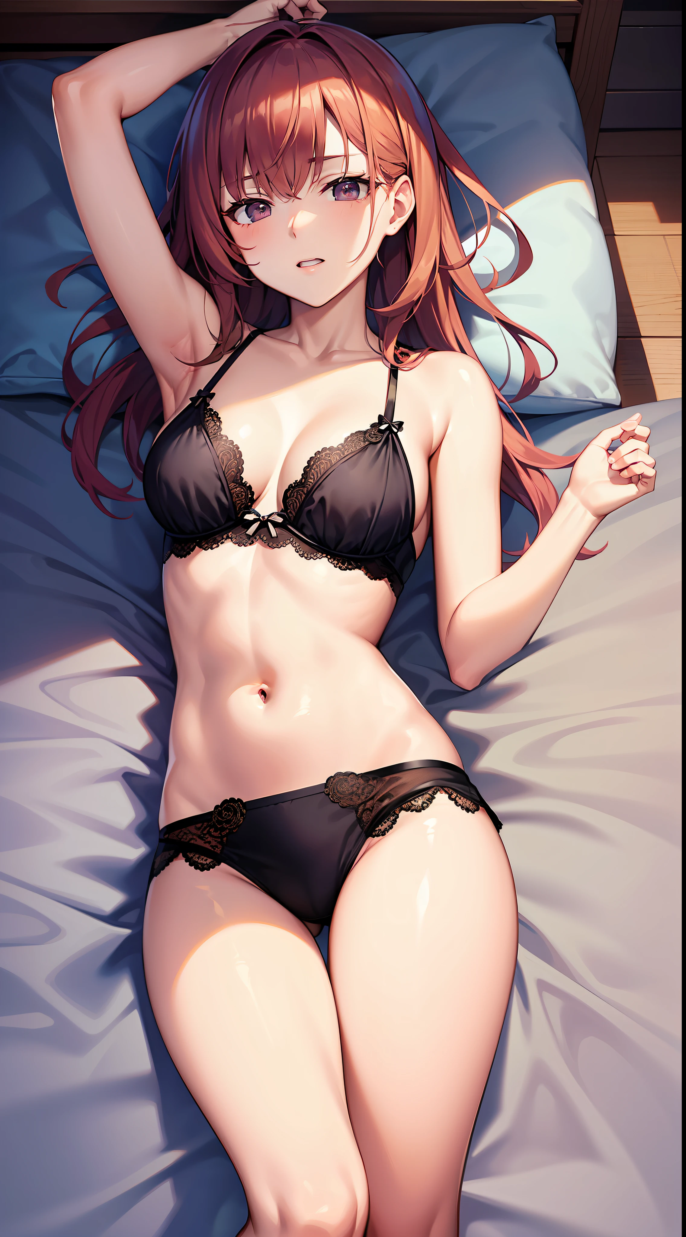 Matthew · Gillette Fate/Grand Order lay in bed at home in underwear