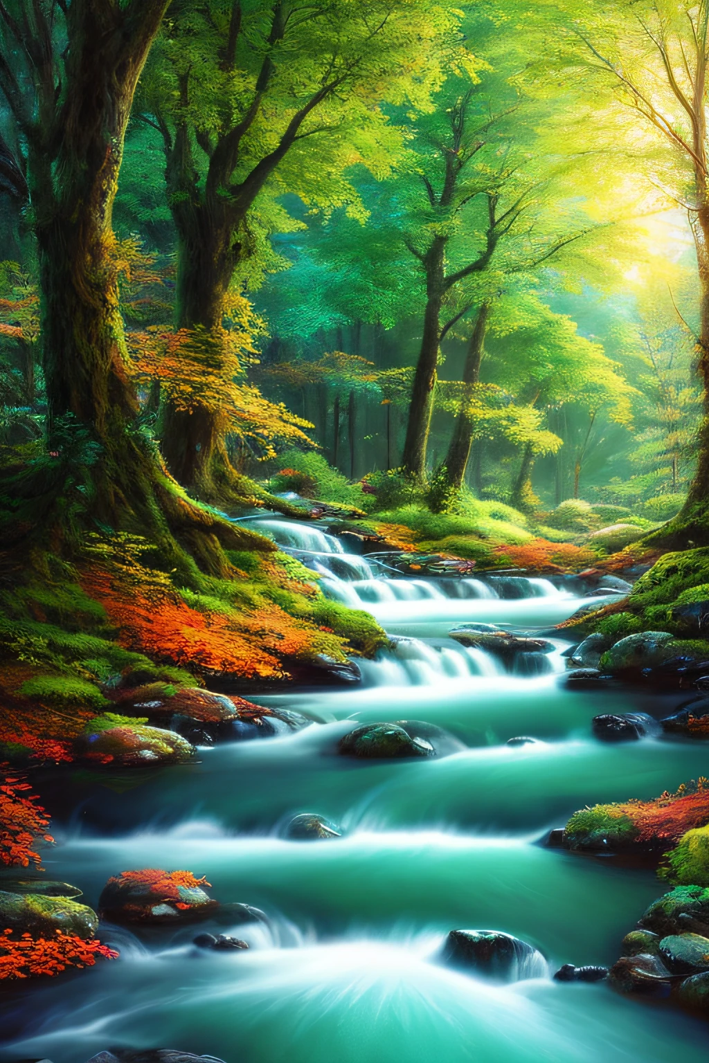 masterpiece, best quality, high quality,extremely detailed CG unity 8k wallpaper, An enchanting and dreamy scene of a fantasy forest, with towering trees, glowing mushrooms, and hidden fairy glens, creating a sense of mystique and enchantment, artstation, digital illustration, intricate, trending, pastel colors, oil paiting, award winning photography, Bokeh, Depth of Field, HDR, bloom, Chromatic Aberration ,Photorealistic,extremely detailed, trending on artstation, trending on CGsociety, Intricate, High Detail, dramatic, art by midjourney