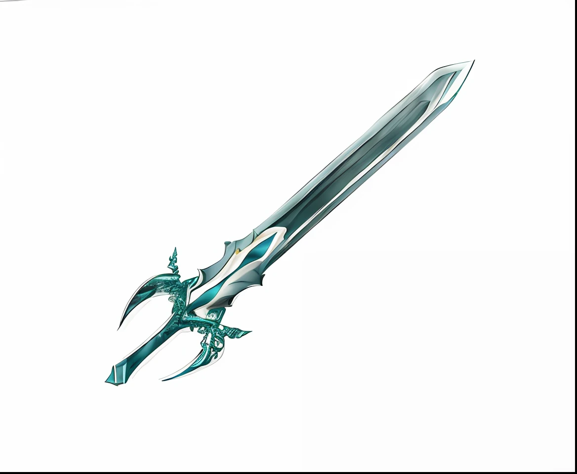 There is a very large sword with a dragon on it, armored sword blade, espada de fantasia, war blade weapon, Espada de Prata, Espada Brilhante, espada grande, steel sword, espada bonita, glowing green soul blade, Espada de fantasia de guerreiro, espada irregular, sci-fi Espada, fantasy blade, Espada Orkish, design de espada, espada enorme, espada grande