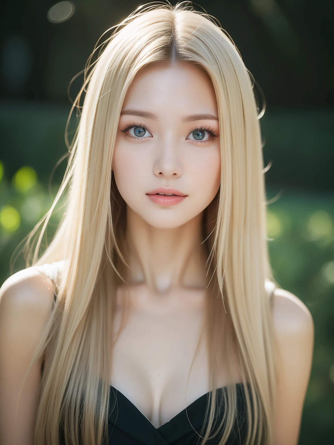 A woman of beauty in a fantastic space, Tight micro dress white and gold color, 98k, {{Masterpiece}}, Best quality, High quality:1.4), {{[[front look}}, eye_contact,Various photo actions)]], very pretty look face, and very pretty eyes, cute images, cute images, {{A half body}}, {{{{{{{{Long legs}}}}}}}}, {{{{slim sexy body}}}}, {{{{{{Tall woman}}}}}}, {{177 cm tall}}, Solo, Beautiful, Lovely, Adorable, Pale skin, {{18to 22 years old German girl}}, look beautiful German girl and blue eyes or green eyes with platinum blonde hair color), Nordic German young girl, {{{{{{{{{{half girl}}}}}}}}}}, {{{{{{{{{{High_Heels}}}}}}}}}},