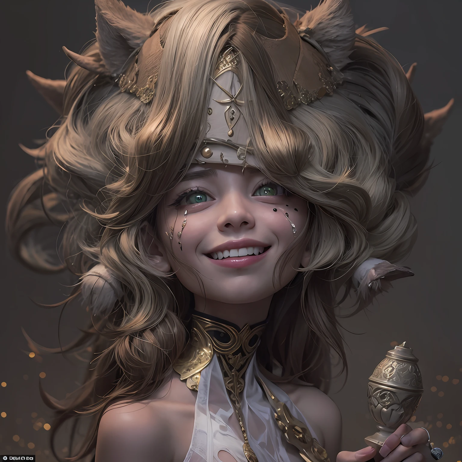 Goblin, aberto, belo detalhado corpo inteiro,tonalidade da pele verde, menina, mulher, mulher, jovem, 20 anos de idade, pele verde, cabelo ondulado, santo belo rosto detalhado, detalhes intrincados olhos cor prata bonitos e delicados, sorriso leve, pupilas brilhantes, Split lips, seios grandes, cruz, gargantilha, no Bra, alloy handles, na cama, pernas abertas, forma de M, saltos altos, colar, brincos