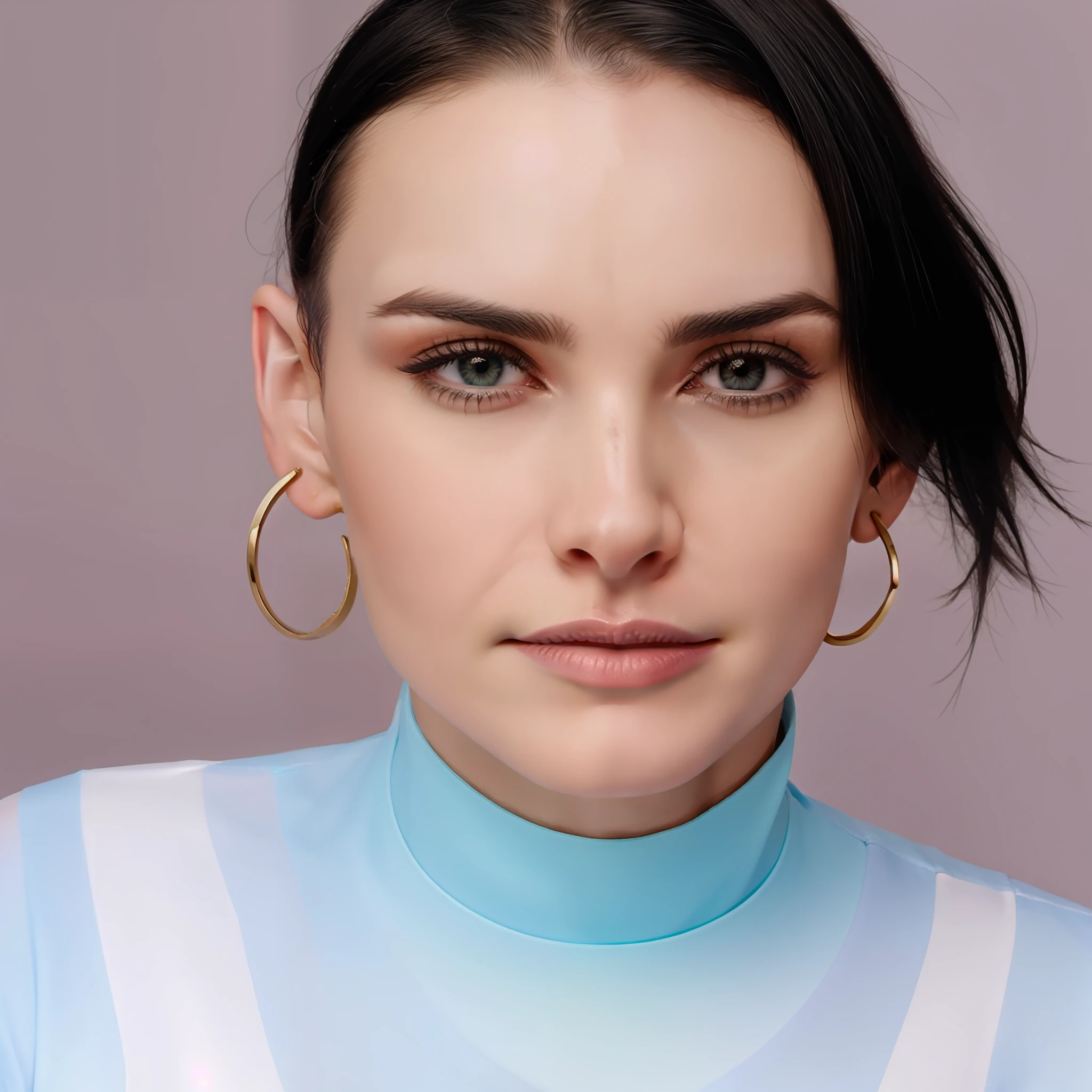 Sinéad O'Connor，Gradient background