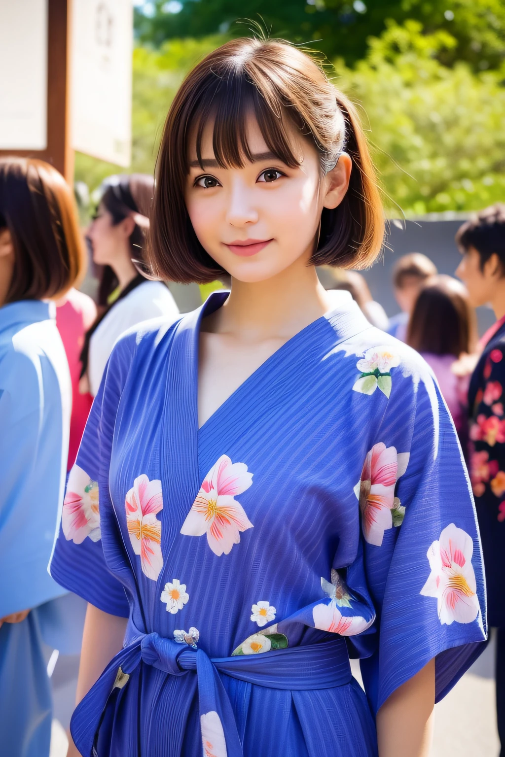 Close up photo of a girl、Brown hair、、Hot spring in the background、Natural hot springs
Highest Quality、realisitic、Photorealsitic、(intricate detailes:1.2)、(delicate detail)、(ciinematic light、best quality backlight)、Clear Line、foco nítido、Lifelike face、Detailed face
Unity 8K Wallpapers、超A high resolution、(Photorealsitic:1.4)、looking at the viewers、full body Esbian、matsuri、In the street、(Japan floral yukata)
