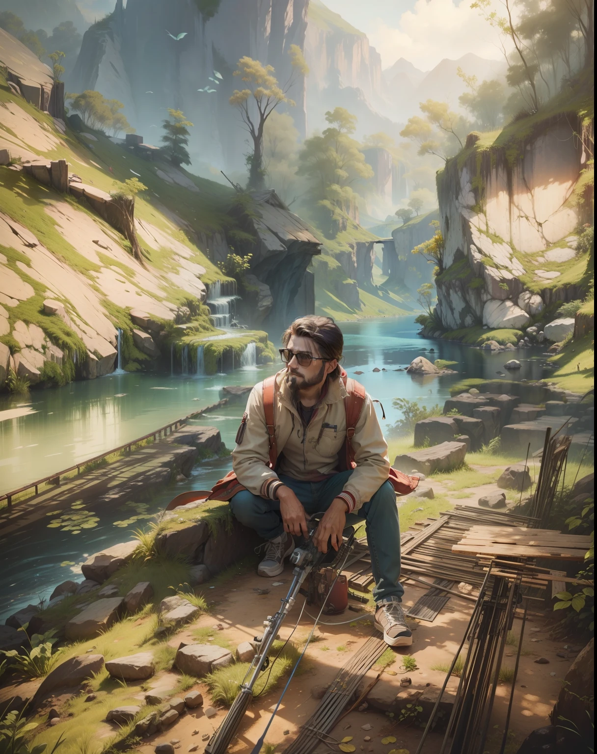 realistic background