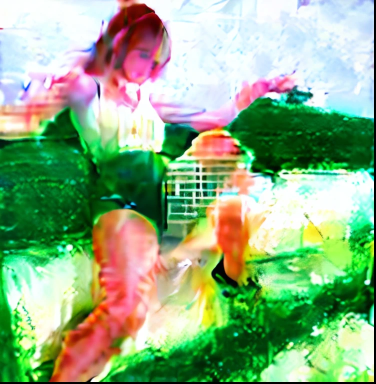 Woman with thighs exposed on white background