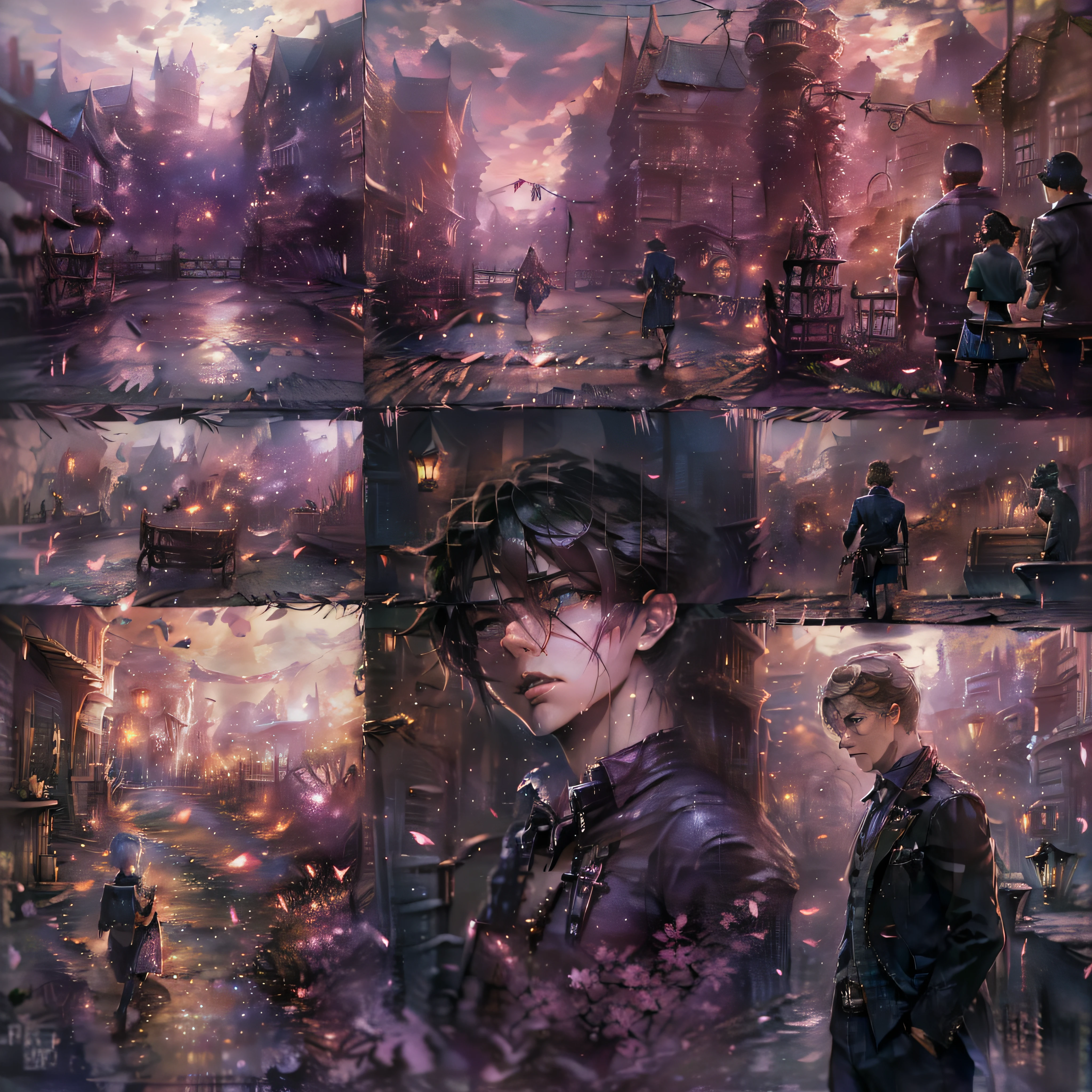 masterpiece、Melancholy young man、Poor figure、tense look、fine lines、Young man in withered black suit、1a person々youthfulness、Landscape with rusty shades、20Century London、Sherlock Holmes & The city of London where John Watson played an active role、Victorian、RAW photo of a landscape、detaile、Photorealsitic、hyper realistic photography、8K UHD、Digital SLR、Soft lighting、hightquality、film grains、FujifilmXT3、(masterpiece)、Human perspective、People's eye level、masterpiece、top-quality、Highly elaborate CG Unity 8K wallpapers、an oil painting、awardwinning photo、Bokeh、depth of fields、nffsw、bloom、chromatic abberation、Photorealsitic、Very detailed、art stations、Trending on CGSociety、Convoluted、high details、Dramatic、Volumetric lighting、artwork in the style of guweiz, guweiz masterpiece, guweiz on pixiv artstation, guweiz, guweiz on artstation pixiv, by Yang J, in the art style of bowater, loish and wlop