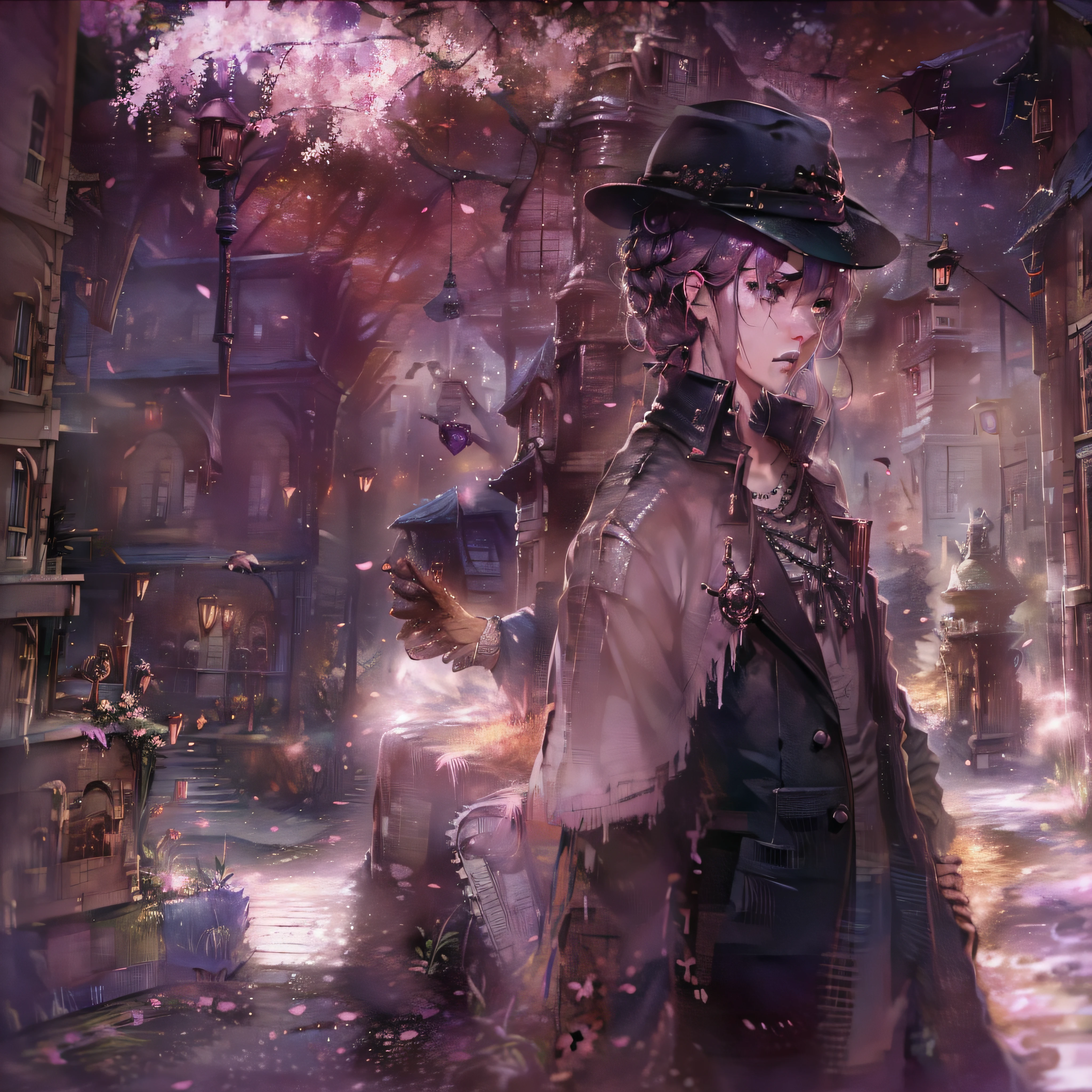 ​masterpiece、Melancholy young man、Poor figure、tense look、fine lines、Young man in withered black suit、１a person々youthfulness、Landscape with rusty shades、２０Century London、Sherlock Holmes ＆ The city of London where John Watson played an active role、Victorian、RAW photo of a landscape、detaile、Photorealsitic、hyper realistic photography、8K UHD、Digital SLR、Soft lighting、hightquality、film grains、FujifilmXT3、(​masterpiece)、Human perspective、People's eye level、​masterpiece、top-quality、Highly elaborate CG Unity 8K wallpapers、an oil painting、awardwinning photo、Bokeh、depth of fields、nffsw、bloom、chromatic abberation、Photorealsitic、Very detailed、art  stations、Trending on CGSociety、Convoluted、high details、Dramatic、Volumetric lighting、artwork in the style of guweiz, guweiz masterpiece, guweiz on pixiv artstation, guweiz, guweiz on artstation pixiv, by Yang J, in the art style of bowater, loish and wlop