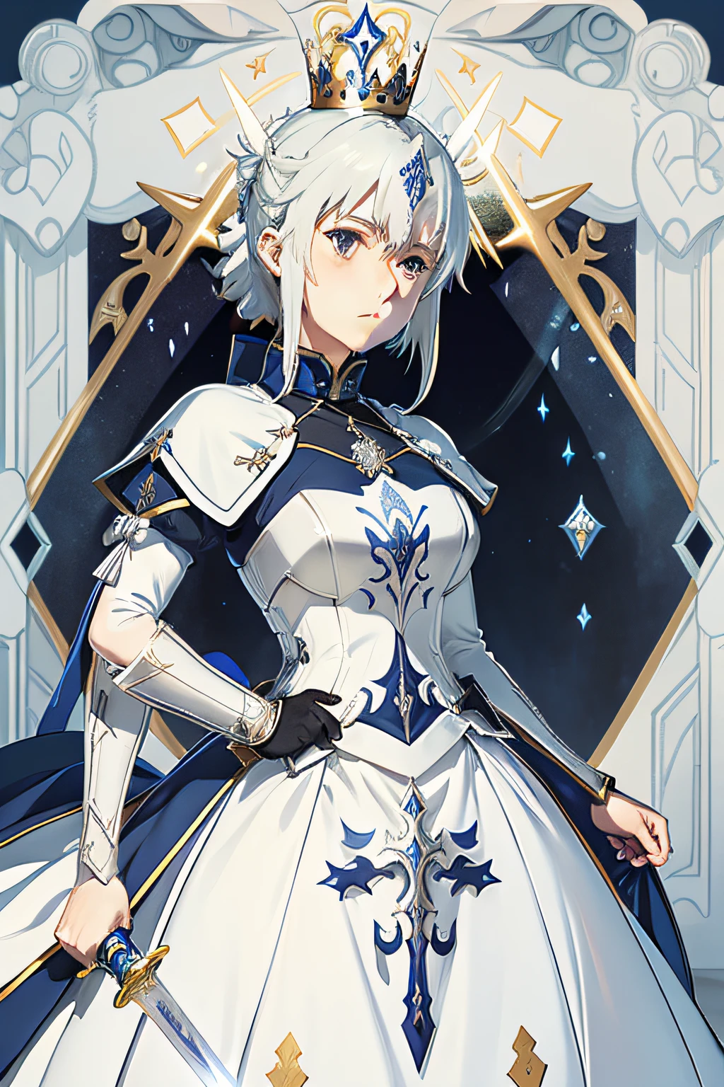 HOLY LIGHT BRIGHT CROWN INSPIRED BY TYPE-MOON GAMES《Fate/stay night》Artoria Pendragon(Saber) Saber,Identity is the legendary Arthurian King of ancient Britain, Artoria Pendragon。