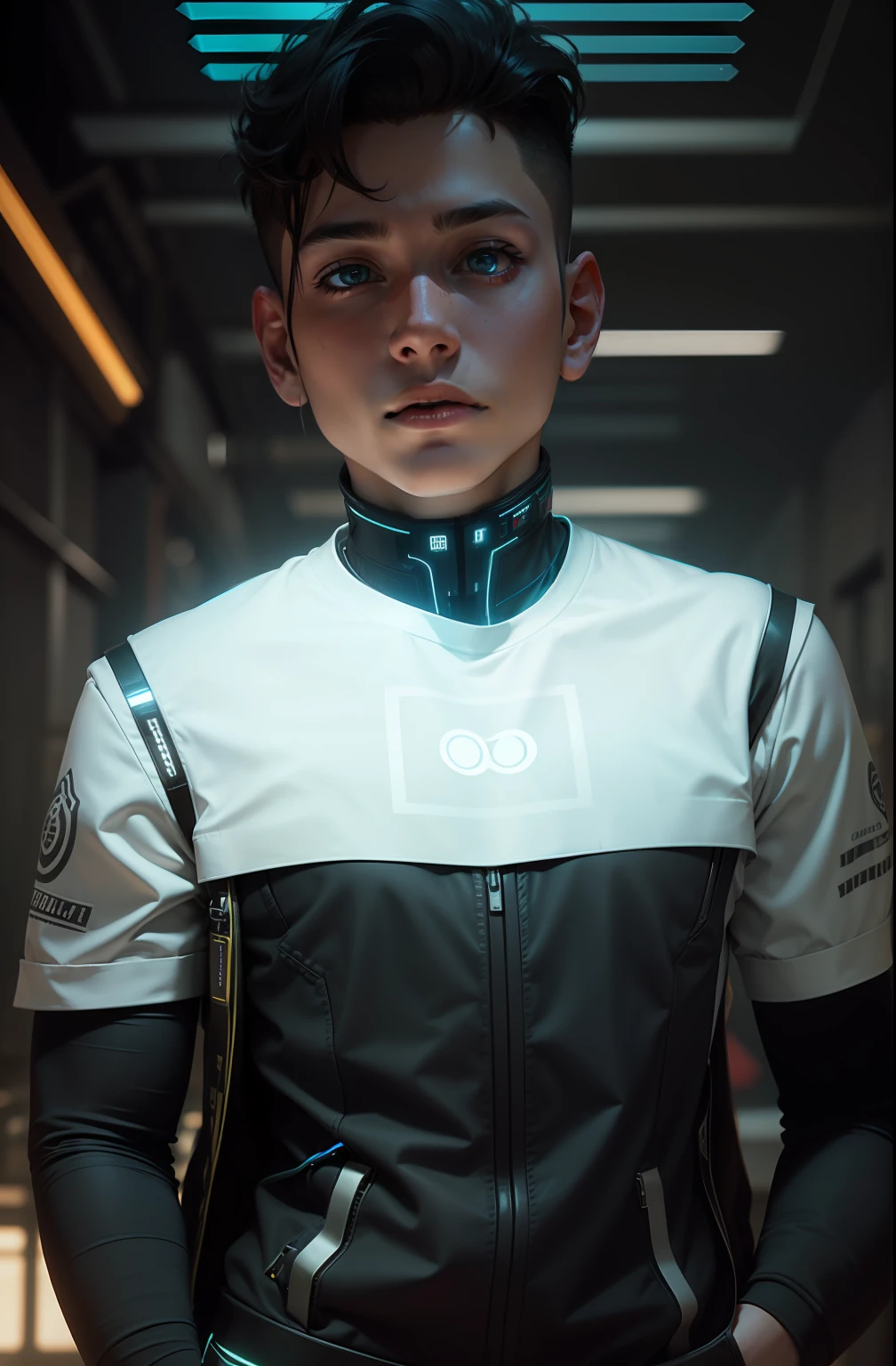 cyber punk.smart.boy .4k ultra
