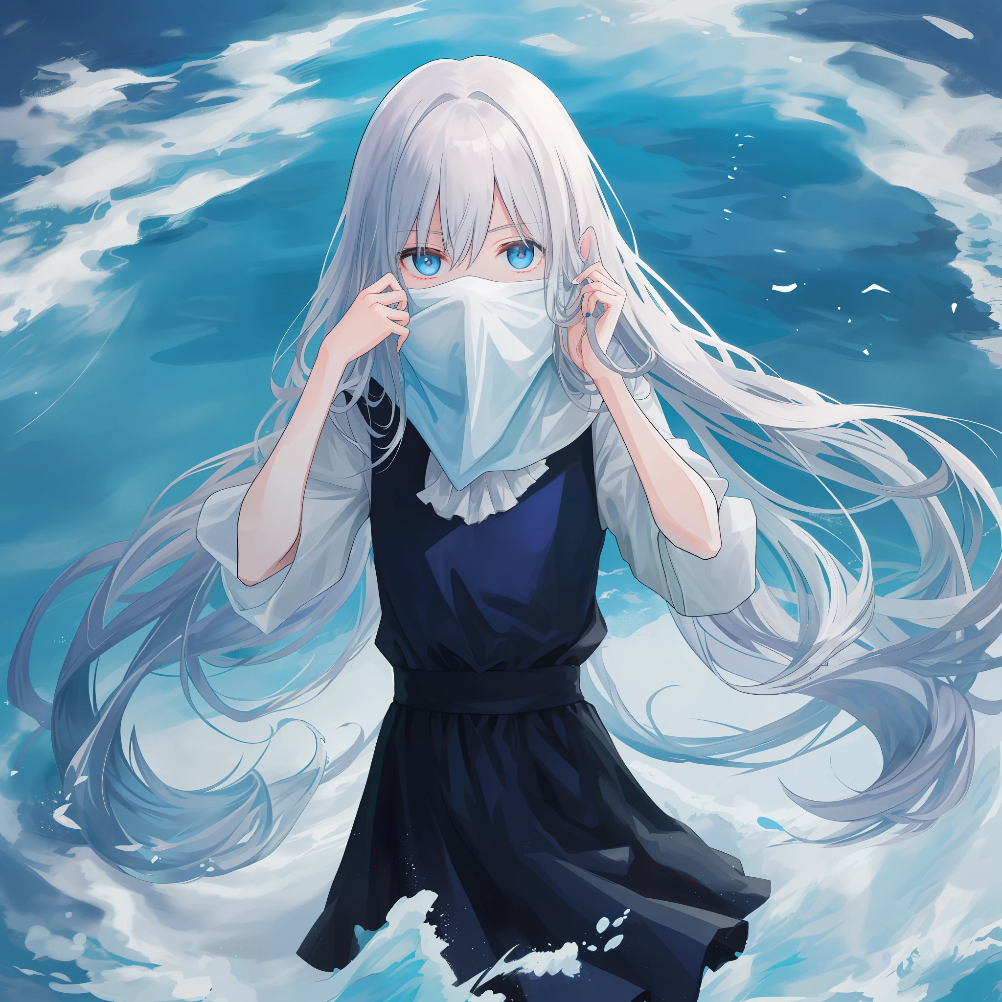Like a person, you can't hide, even if you cover your mouth, water will flow out from below