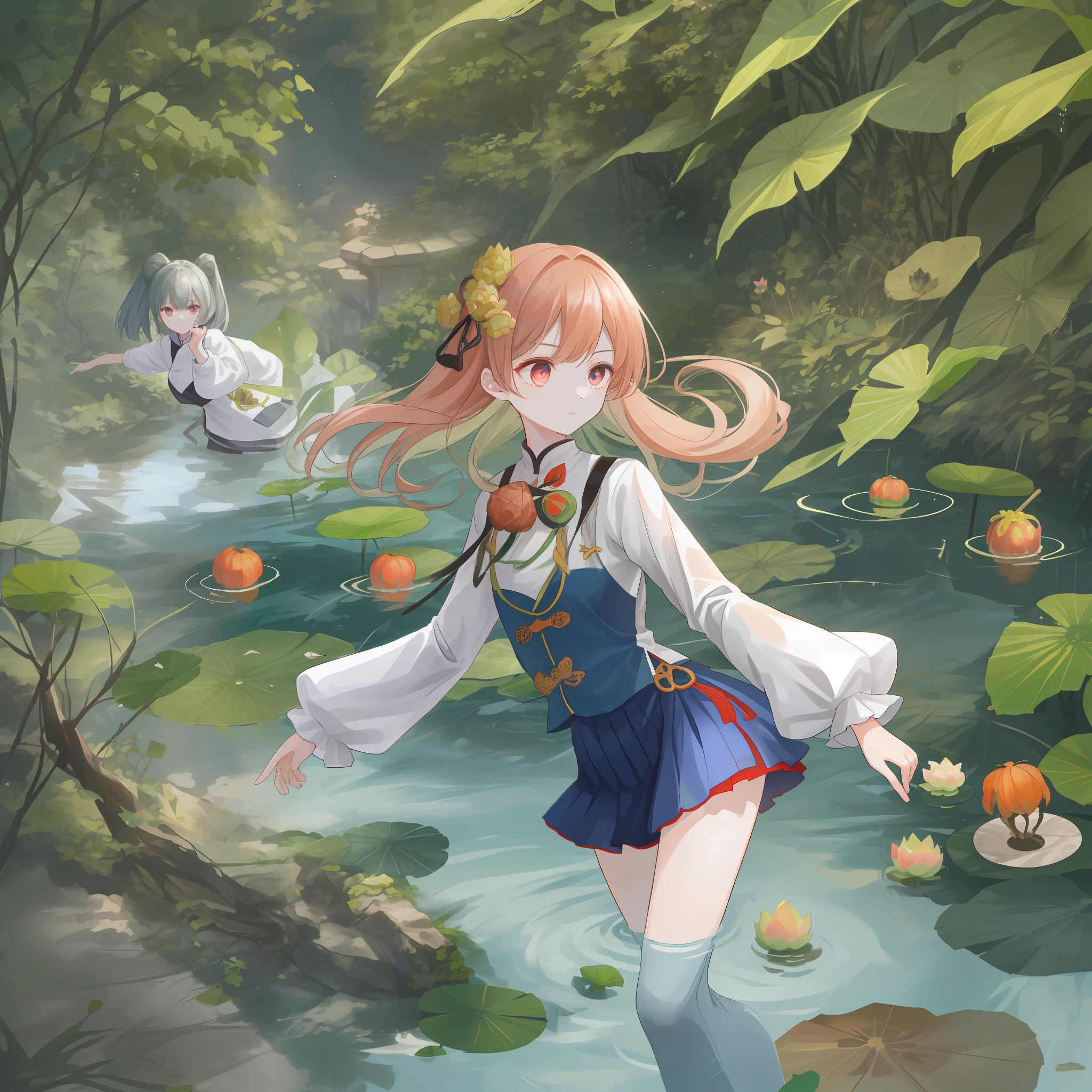That's what I always say... I don't think I usually play together... One day I suddenly realized that she was also a girl... It will be very astringent...

Take a chestnut ... Playing while picking lotus root... The two accidentally rolled into the pool together... When wet and sticking together, I feel the soft limbs of Xiangling... Hydrated eyes... Slightly hot body temperature... And the smell of what I thought would be kitchen spices... In fact, it is the aroma of girls...

From the moment of unawareness of 0 distance, high damage...