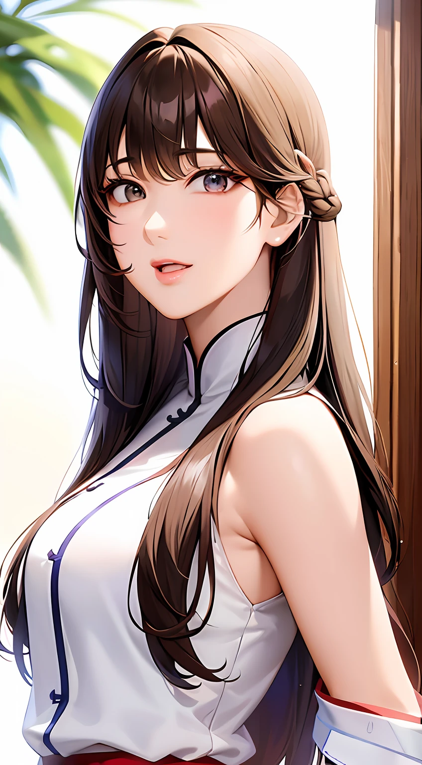 Arakfi Asian woman，Brown hair long，White top, Gorgeous young Korean woman, Beautiful young Korean woman, beautiful Korean women, Korean girl, Korean woman, jaeyeon nam, young lovely Korean faces, hwang se - on, Beautiful Asian girl, gorgeous chinese models, Choi Hyun-hwa, Asian girl with long hair, Beautiful asian woman
