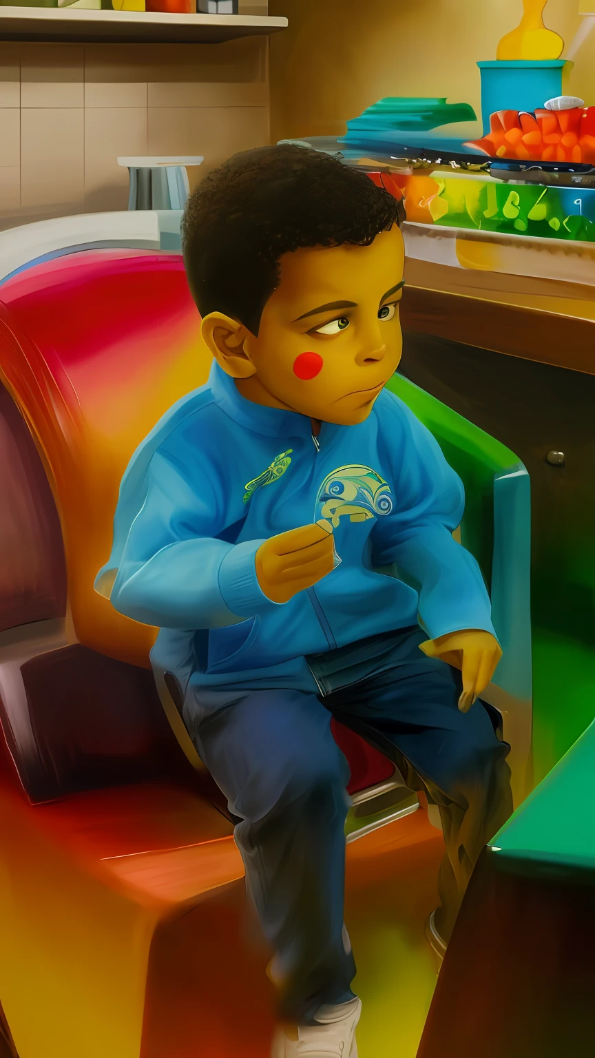 (desenho animado, Unique style, personagens vivos e expressivos, cores vibrantes e brilhantes, funny or amusing scene, dynamic action, pano de fundo detalhado e imaginativo)