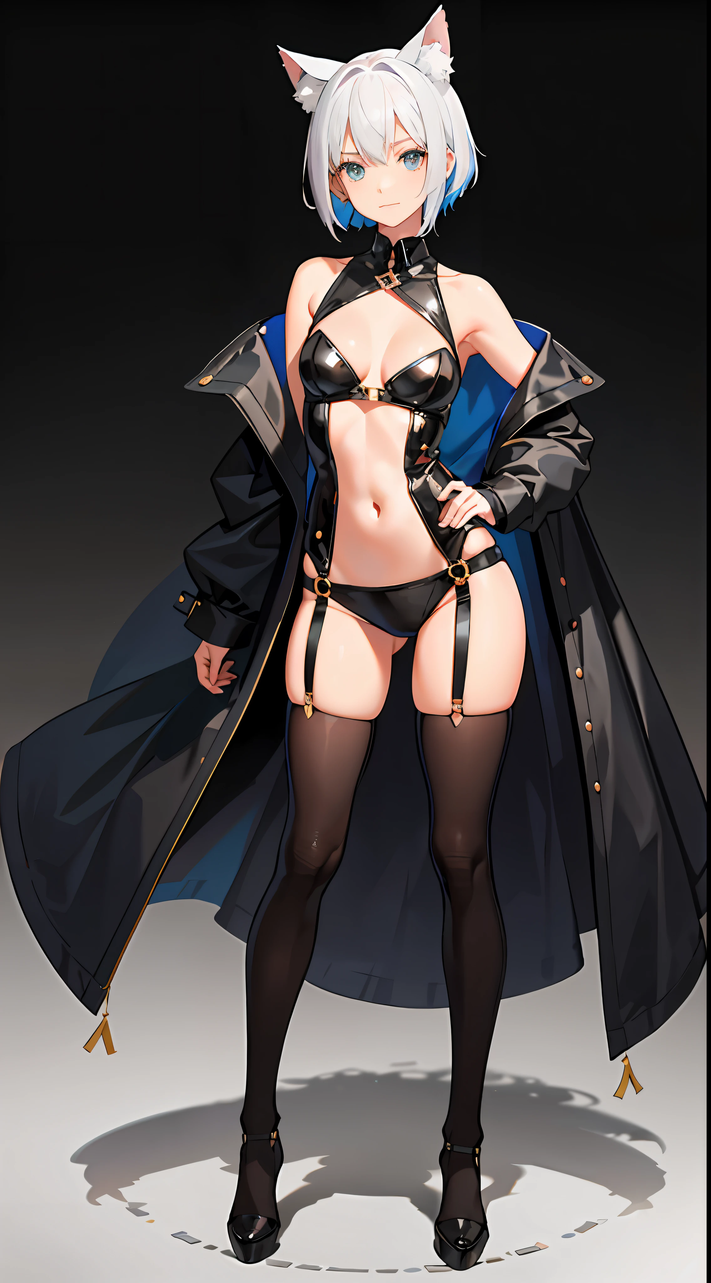 ((Little sister)), realisticlying, best qualtiy, (((((revealing breasts: 1.5)))), ((Ultra high leg underwear)), (Short coat)))), (Canine ears)))), full bodyesbian, (hot pant), (20 yrs), ((Colored tights: 1.5)), (Large breasts: 1.9)))), (Raised : 1.8))))), (((((opening legs: 1.8)