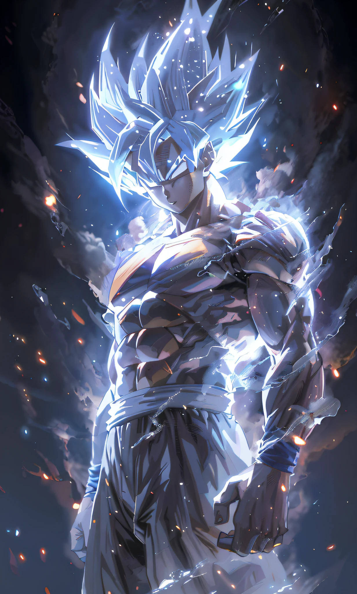 Dragon Ball Goku wallpaper Dragon Ball Goku wallpaper, ultra instinct, Badass anime 8 K, 4k manga wallpapers, 4K anime wallpaper, Anime wallpaper 4 k, Anime wallpaper 4K, an epic anime of a energy man, Highly detailed portrait of Goku, style of anime4 K, Anime art wallpaper 4k, Anime art wallpaper 4 K, portrait of goku